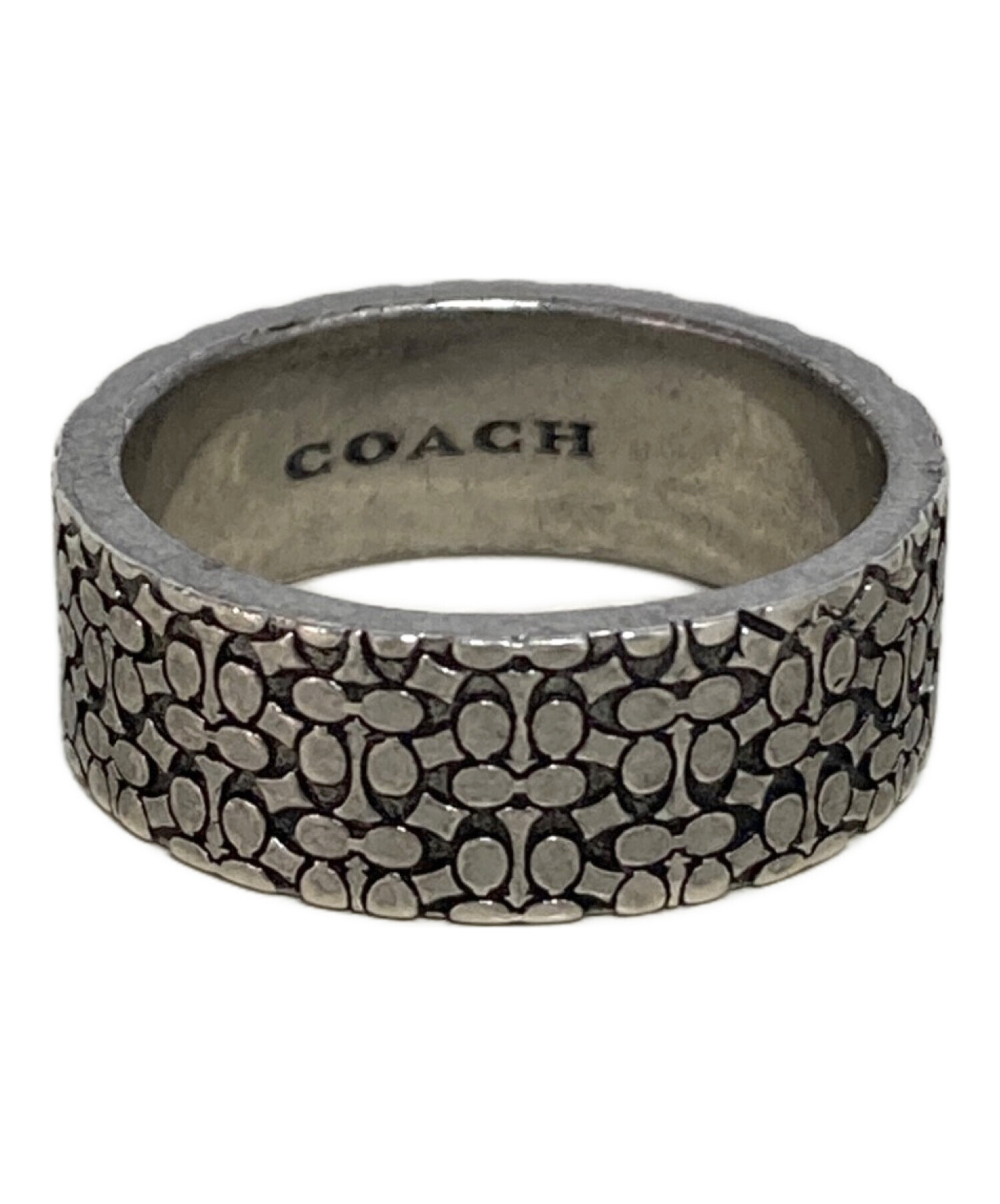 中古・古着通販】COACH (コーチ) シグネチャーリング ブラック