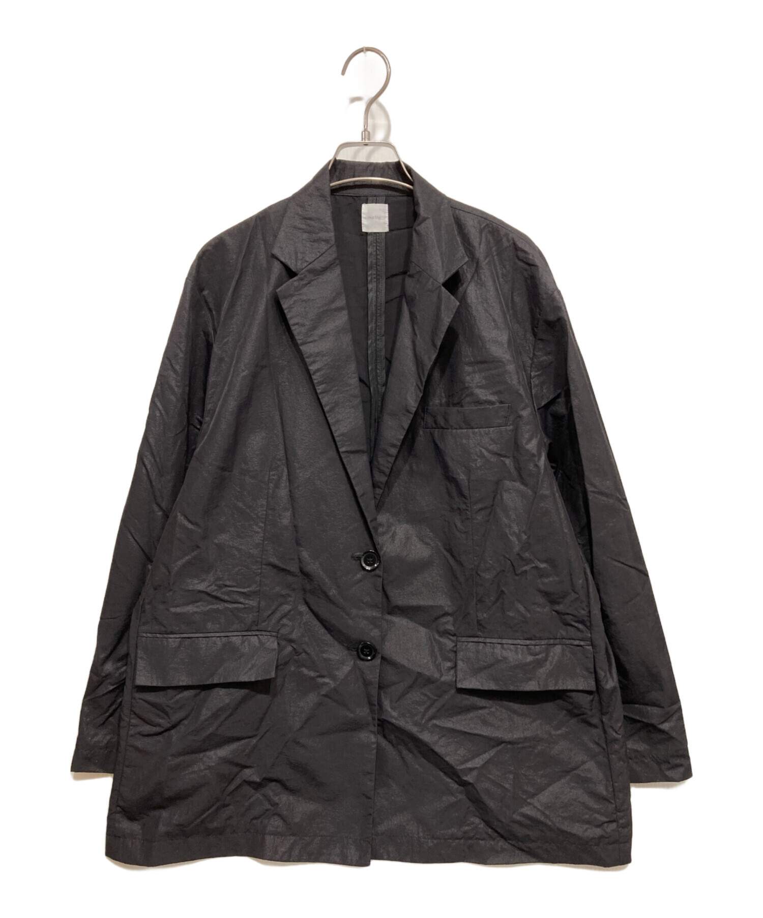 中古・古着通販】earthy (アーシー) レザーナイロンBIGテーラード