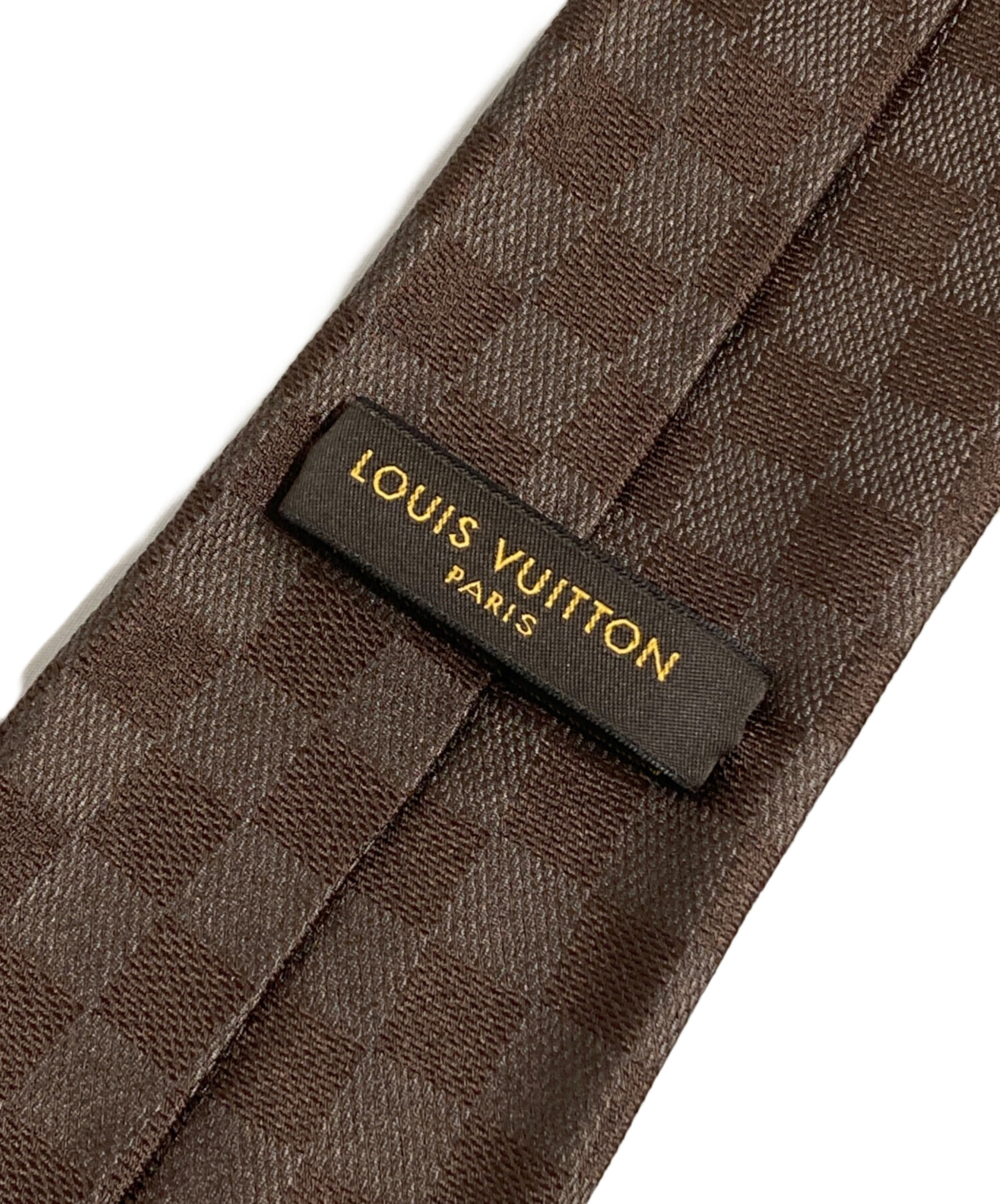 中古・古着通販】LOUIS VUITTON (ルイ ヴィトン) ダミエ柄ネクタイ 中古・古着通販】LOUIS VUITTON (ルイ ヴィトン) ダミエ柄ネクタイ