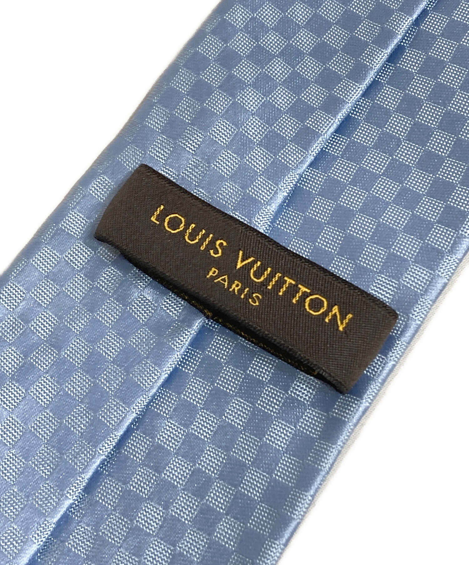 中古・古着通販】LOUIS VUITTON (ルイ ヴィトン) ダミエ柄ネクタイ 中古・古着通販】LOUIS VUITTON (ルイ ヴィトン) ダミエ柄ネクタイ