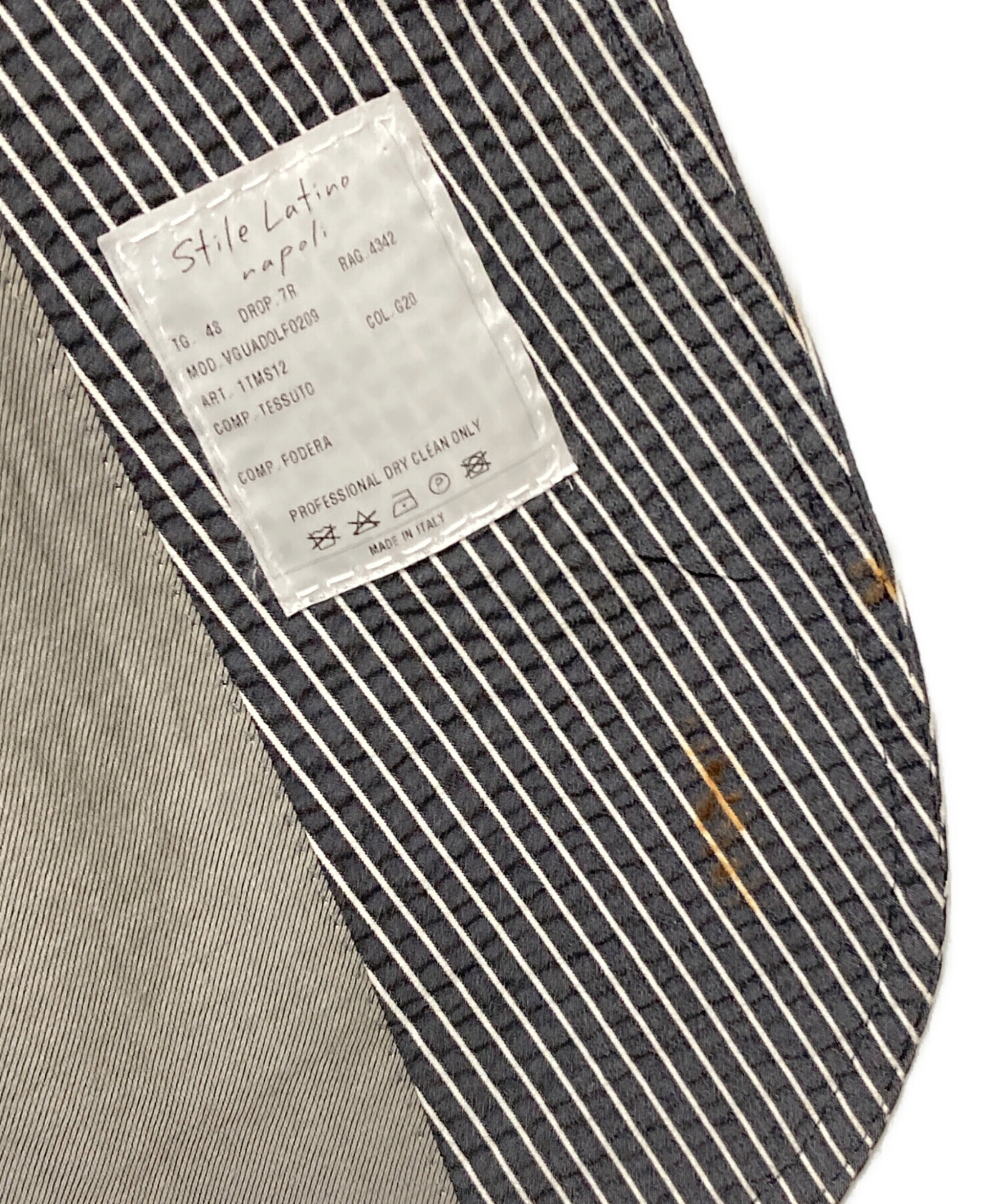 中古・古着通販】Stile Latino (スティレラティーノ) テーラード 中古・古着通販】Stile Latino (スティレラティーノ) テーラード