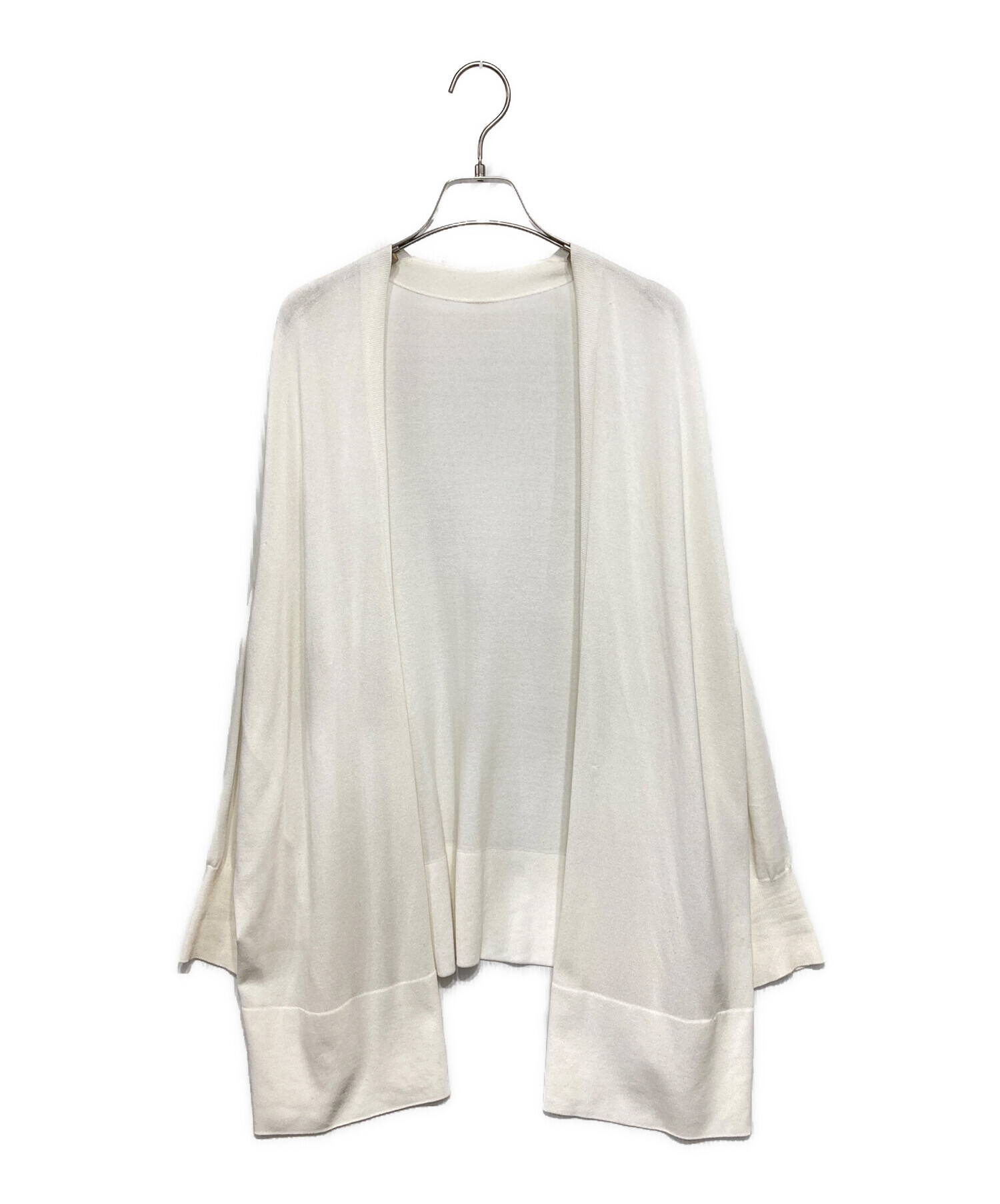 Deuxieme Classe / ドゥーズィエムクラス | 2025SS | shake code / ショート ニット カーディガン | F | ホワイト | レディース Deuxieme Classe（ドゥーズィエムクラス） カーディガン *shake code