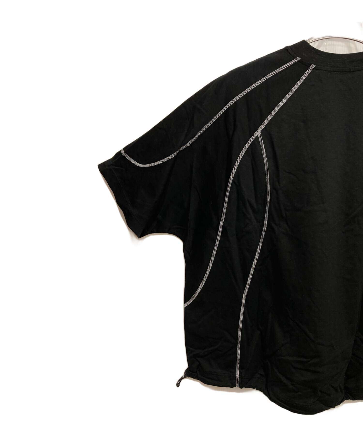 CLESSTE(クレスト) FUTURE HALF ZIP T-SHIRT CLESSTE FUTURE L/S T-SHIRT WITH DRAWSTRINGS COLOR:WHITE/RED/BLACK
