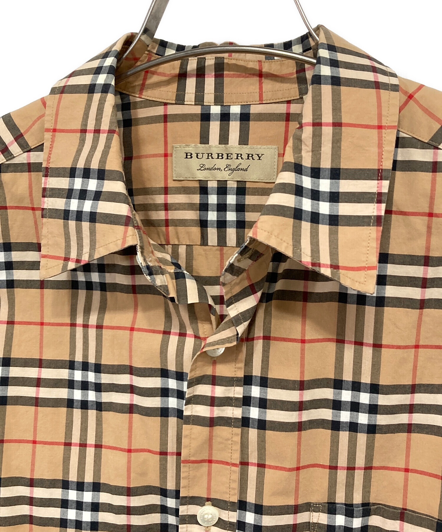 中古・古着通販】BURBERRY (バーバリー) ノバチェックロングスリーブ 