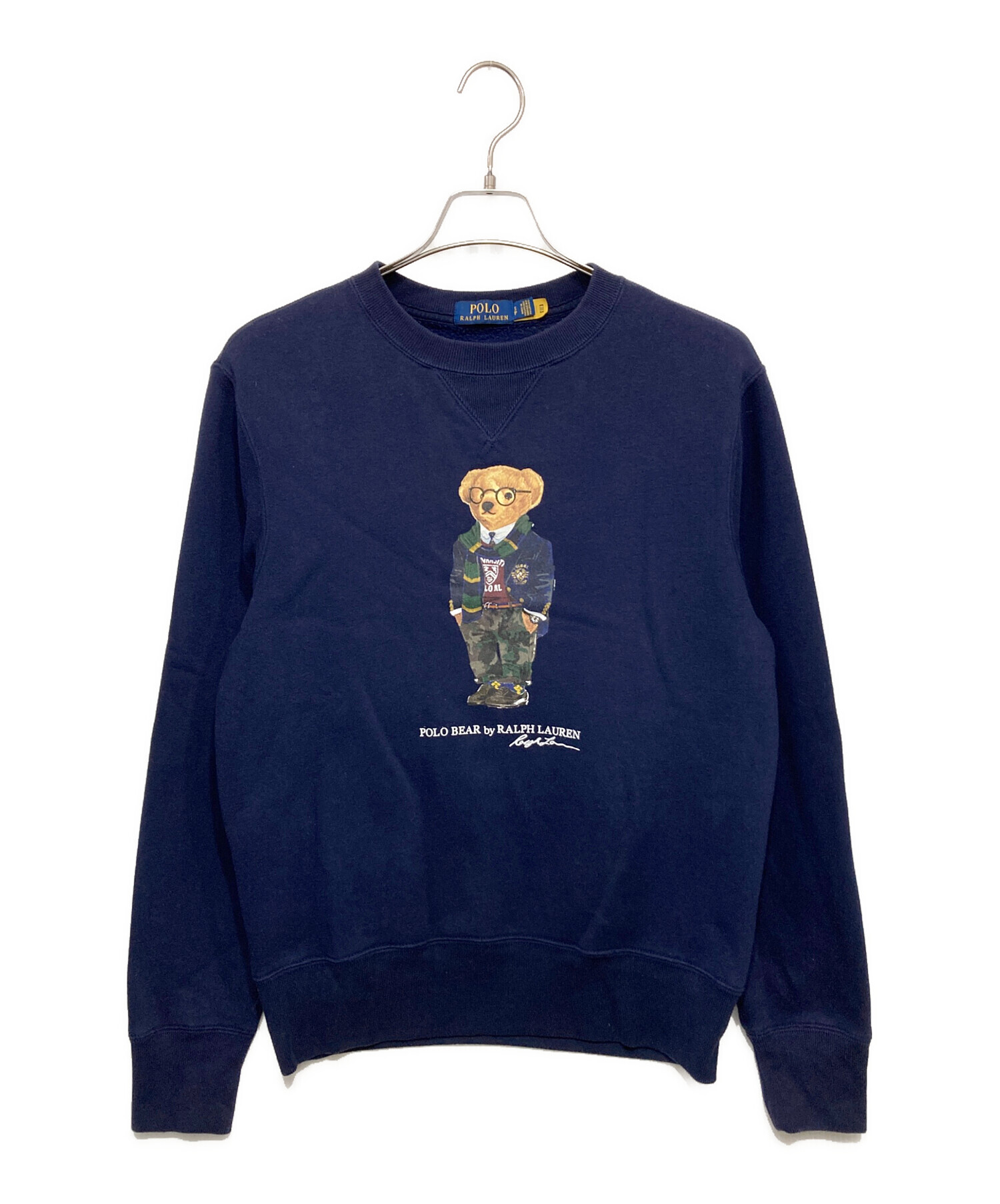 ポロラルフローレン ベア　刺繍　トレーナー　ネイビー　160 タグ付き未使用！ 中古・古着通販】POLO RALPH LAUREN (ポロ・ラルフローレン) ポロベア