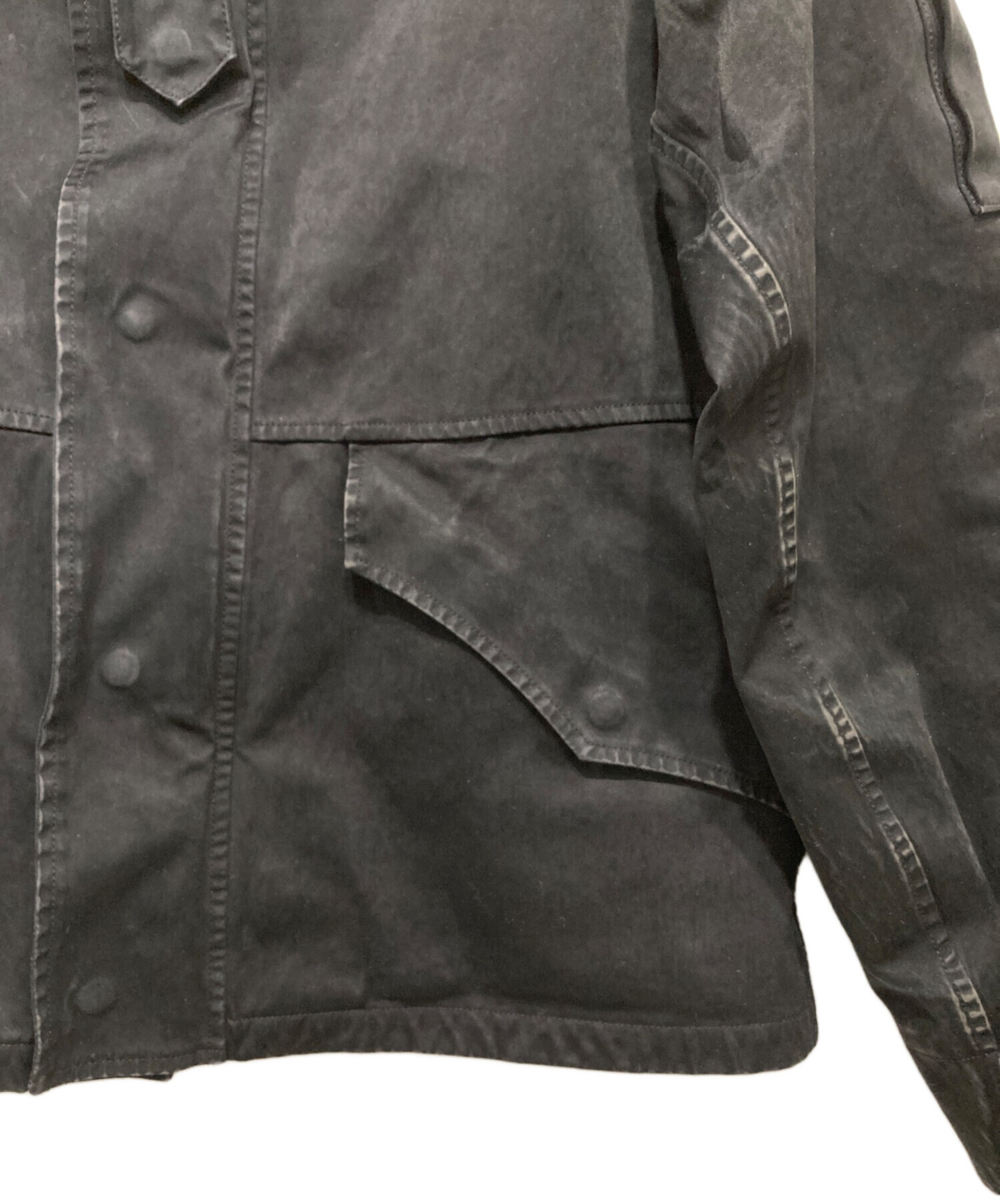 中古・古着通販】TEN-C (テンシー) RAIN PARKA ブラック サイズ:46