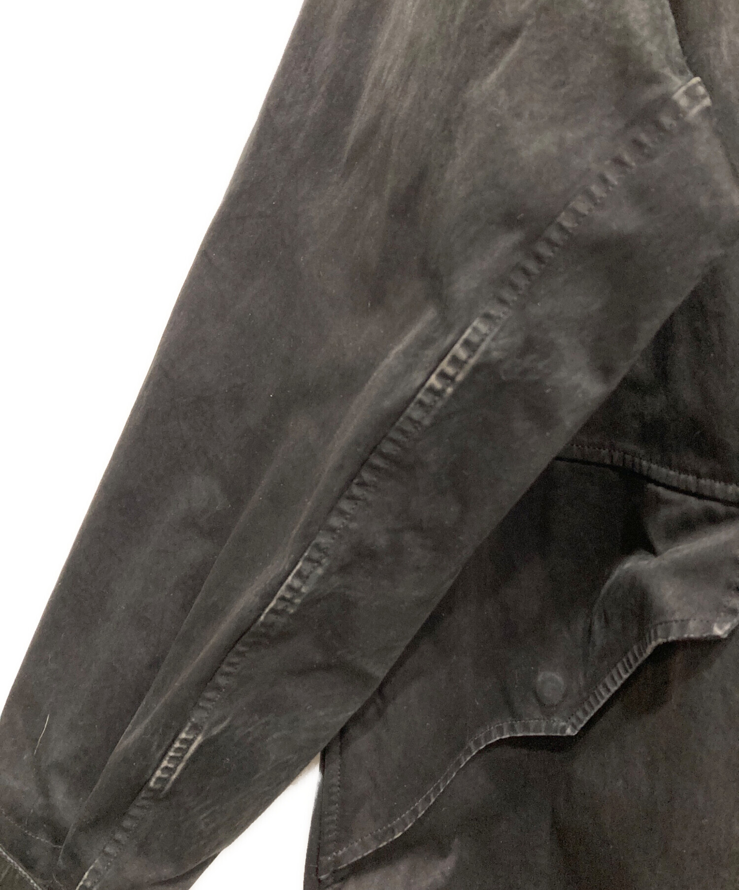 中古・古着通販】TEN-C (テンシー) RAIN PARKA ブラック サイズ:46