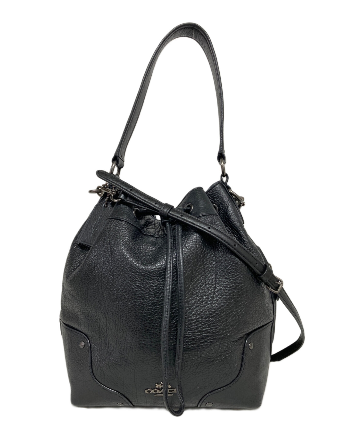 中古・古着通販】COACH (コーチ) ショルダーバッグ ブラック｜ブランド