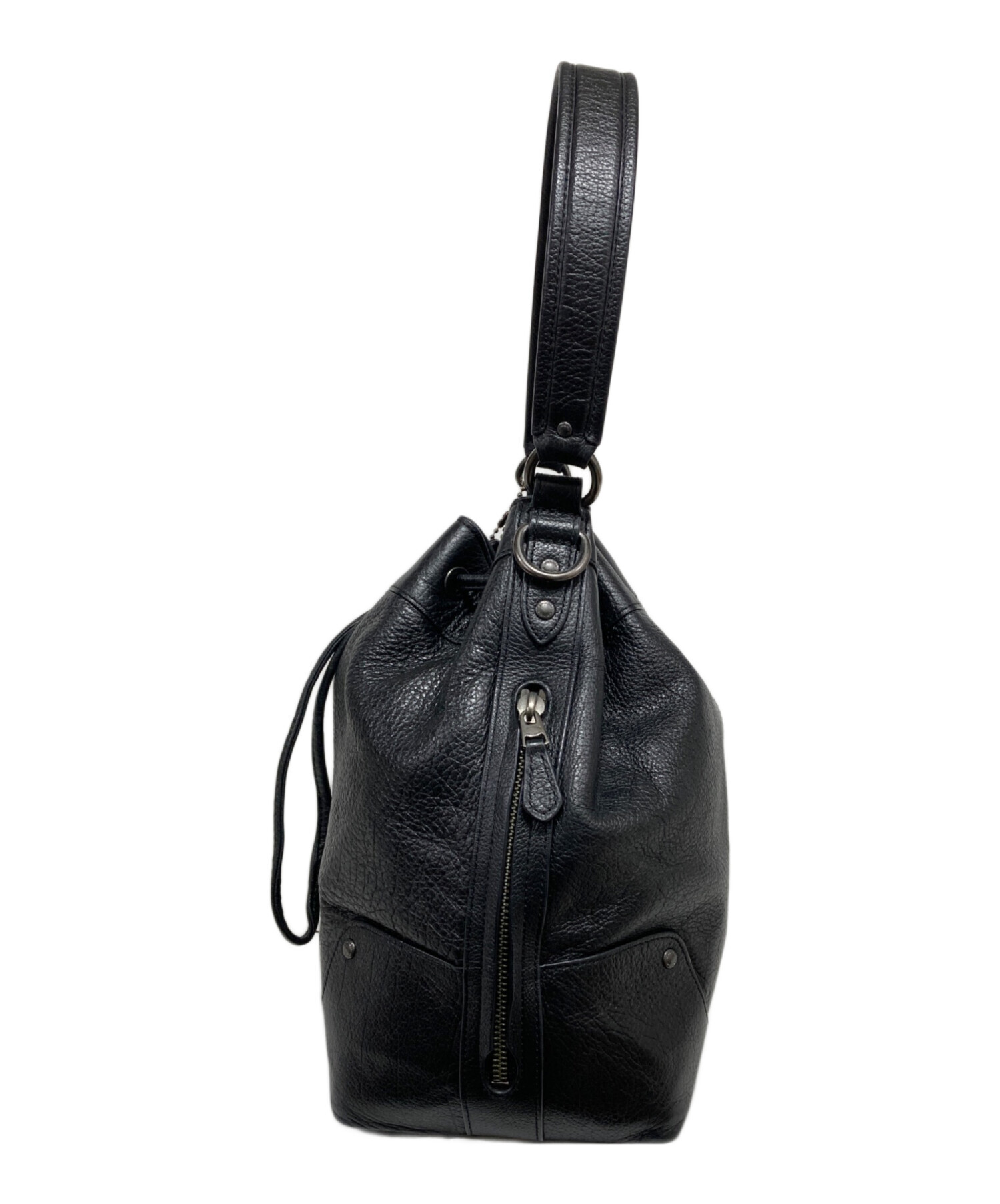 中古・古着通販】COACH (コーチ) ショルダーバッグ ブラック|ブランド 中古・古着通販】COACH (コーチ) ショルダーバッグ ブラック|ブランド