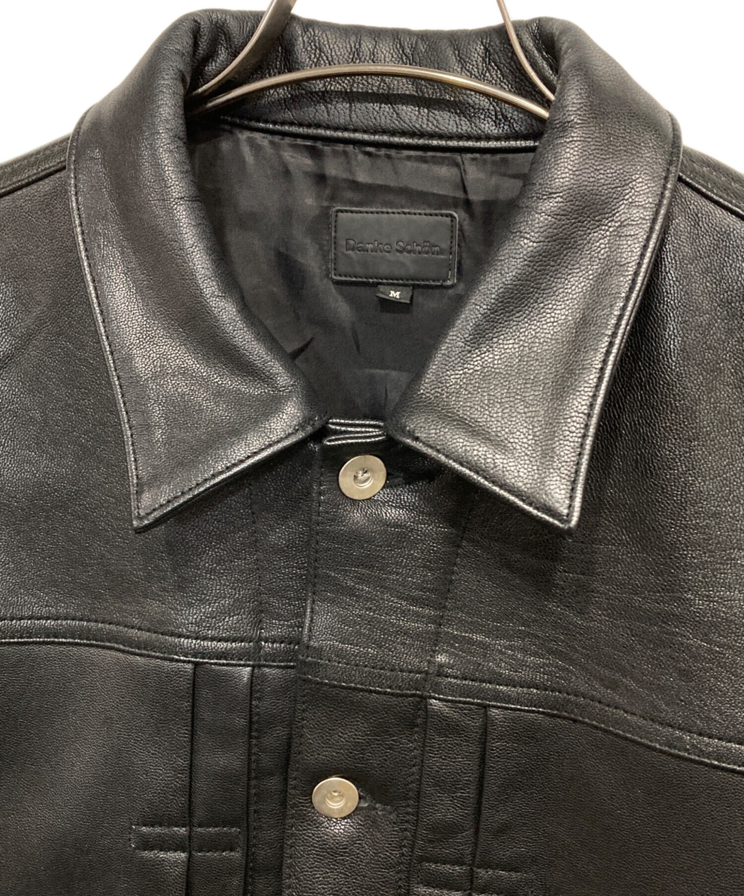 中古・古着通販】DANKE SCHON (ダンケ シェーン) ラムレザーシングル