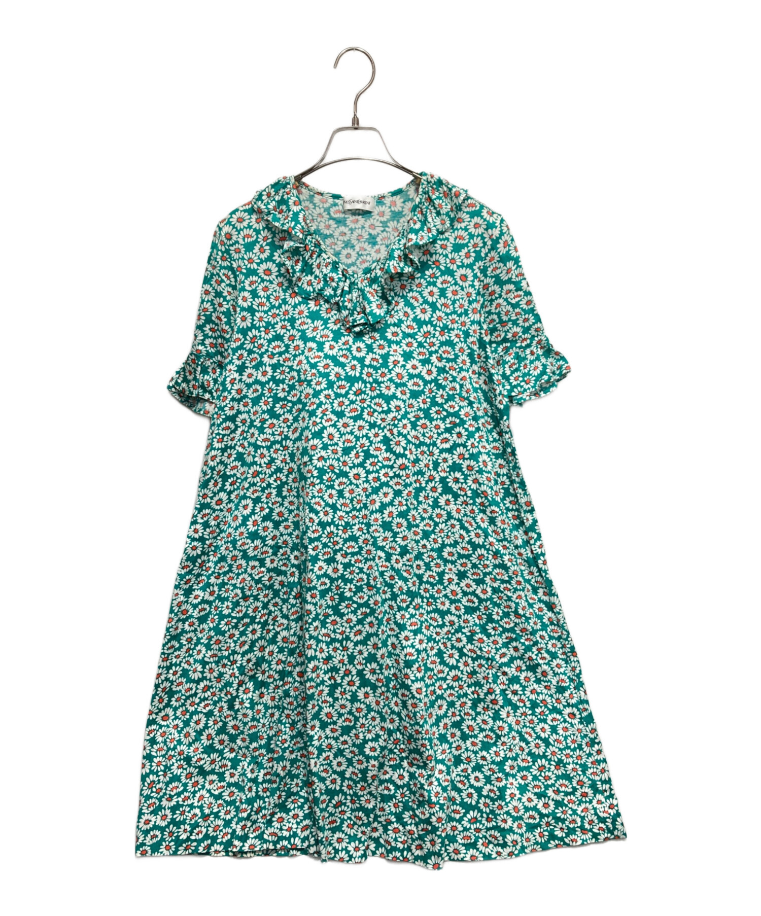 Yves Saint Laurent サーキュラードレス 花柄 ワンピース 中古・古着通販】Yves Saint Laurent (イヴサンローラン) ヴィンテージ