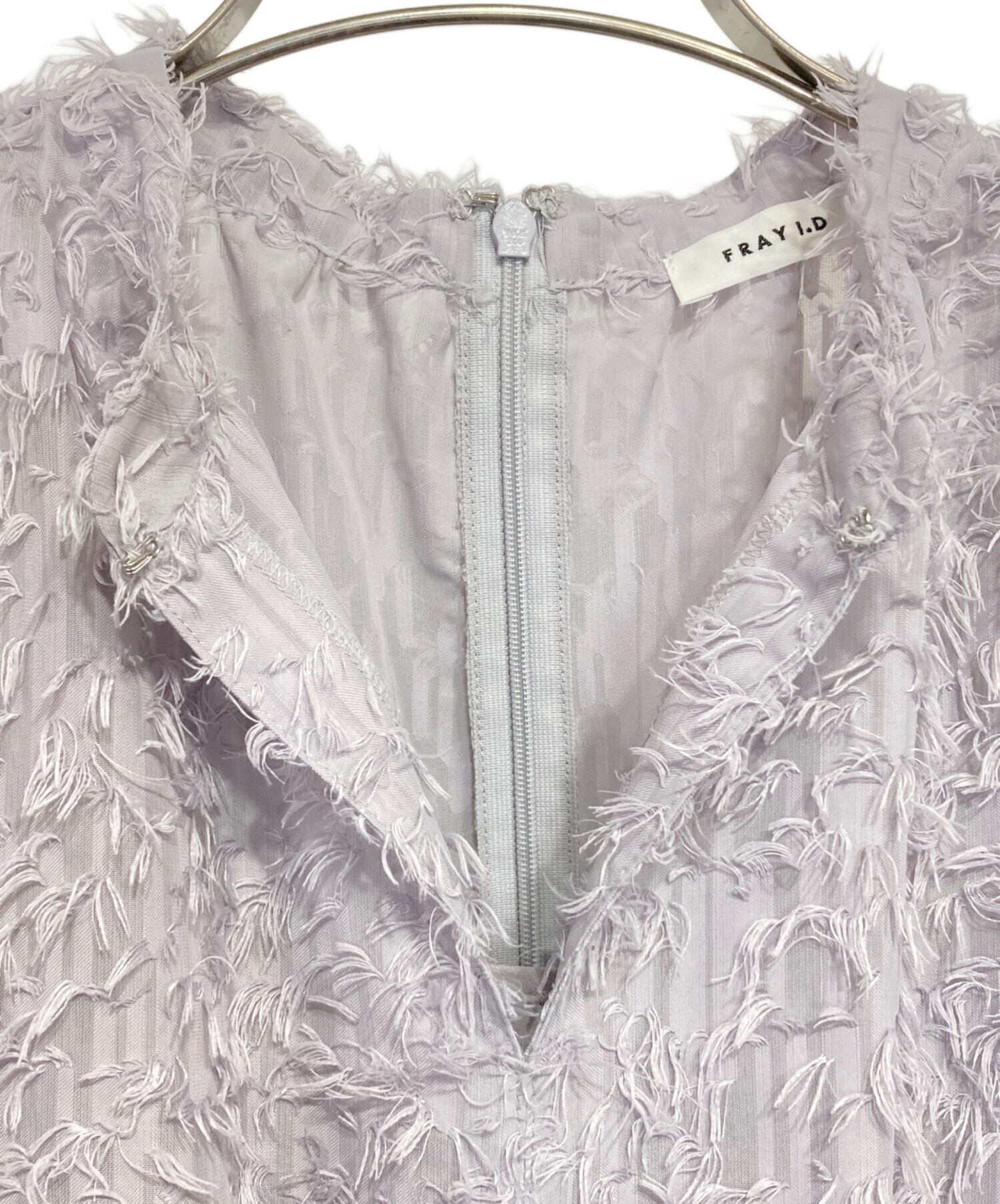 中古・古着通販】FRAY ID (フレイ アイディー) フリンジジャガード