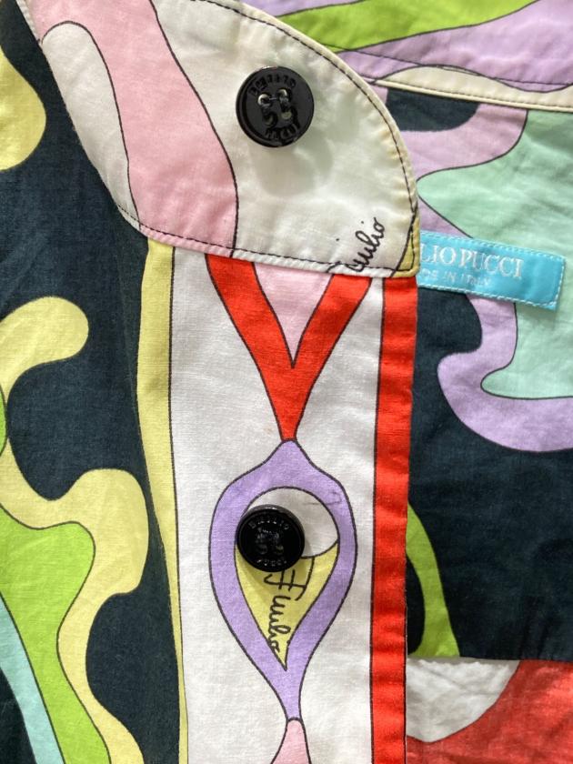 EMILIO PUCCI★長袖シャツ★ Emilio Pucci Long Sleeve Shirt in Lavender | FWRD