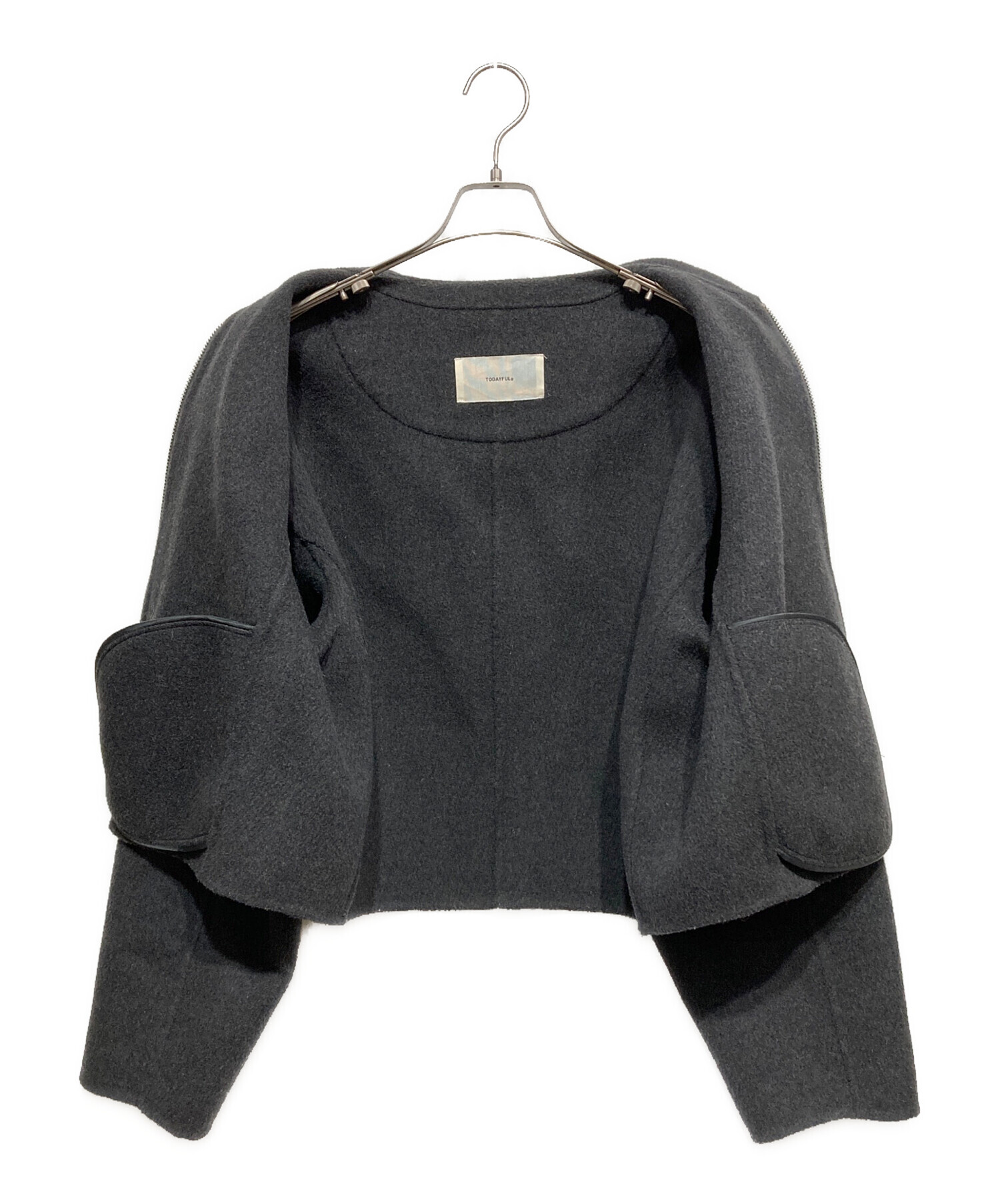 TODAYFUL トゥデイフル Wool Zip Blouson 38 中古・古着通販】TODAYFUL (トゥデイフル) Wool Zip Blouson グレー