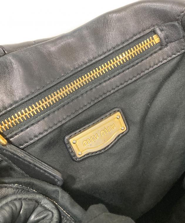 中古・古着通販】MIU MIU (ミュウミュウ) マトラッセハンドバッグ