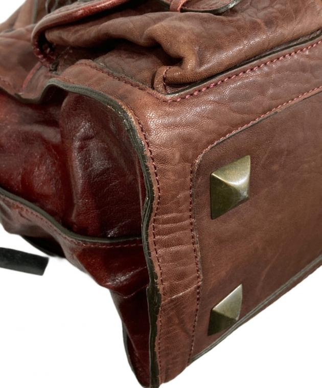 【美品】Chloé Silverado レザー バッグ ブラウン ヴィンテージ Chloé Brown Leather Silverado – Guzzi Archive