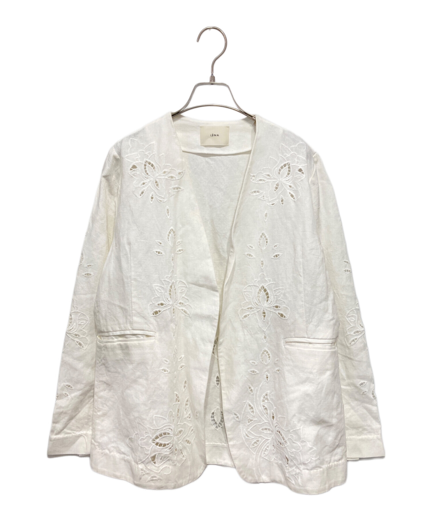 中古・古着通販】IENA (イエナ) コットンリネン カットワークレース
