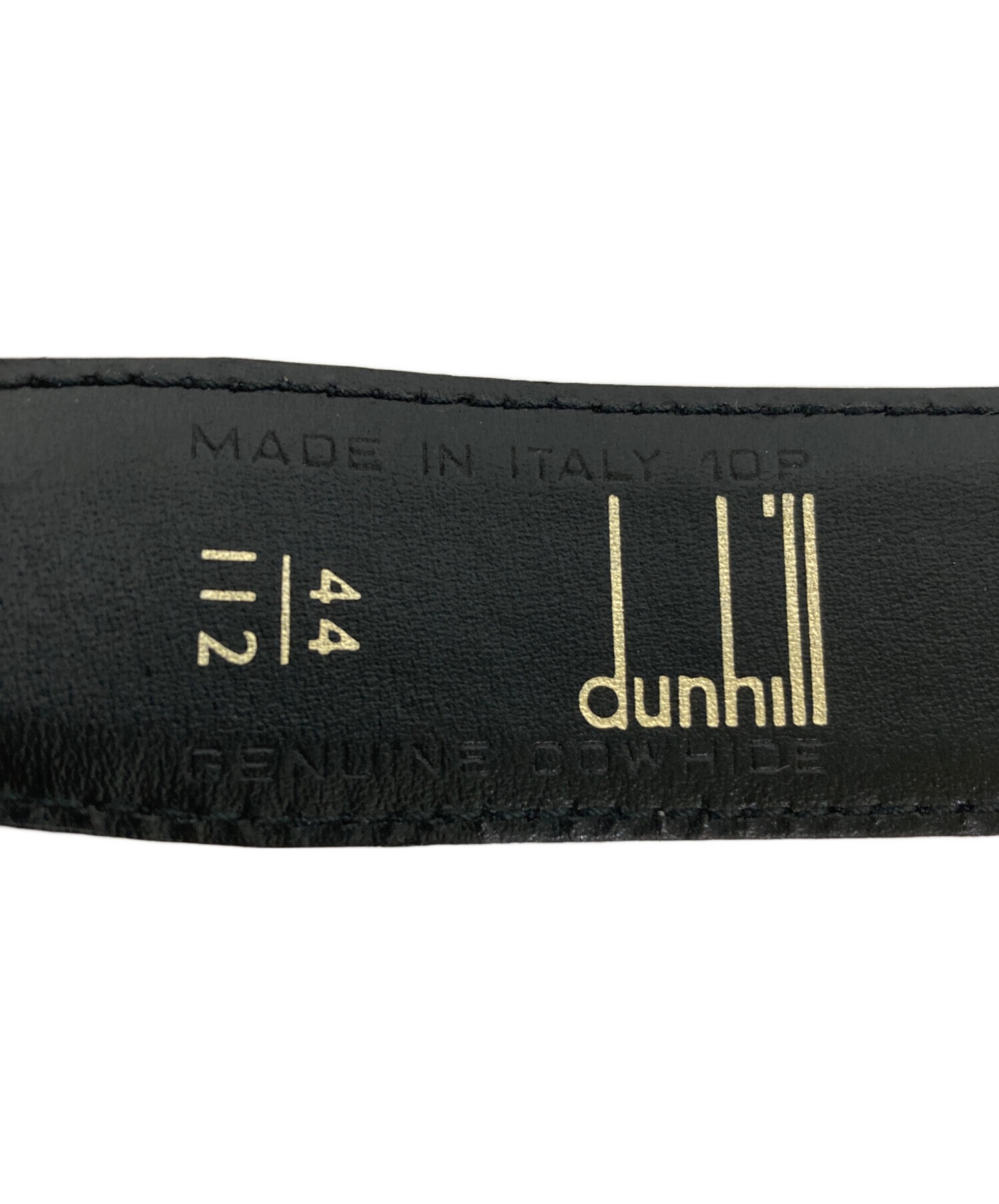 中古・古着通販】dunhill (ダンヒル) Dロゴレザーベルト ブラック