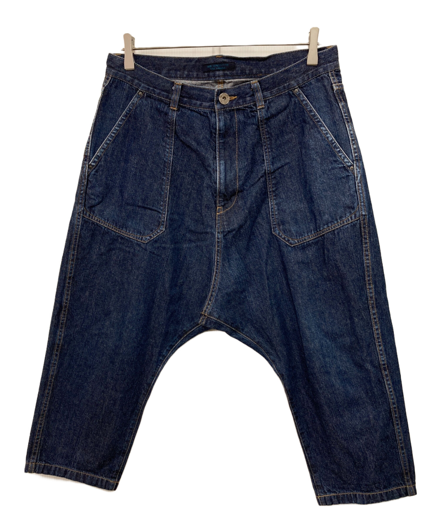 ワイズ Y's ヨウジヤマモト デニム生地 サルエルパンツ ワイドパンツ 中古・古着通販】YOHJI YAMAMOTO (ヨウジヤマモト) サルエルデニム