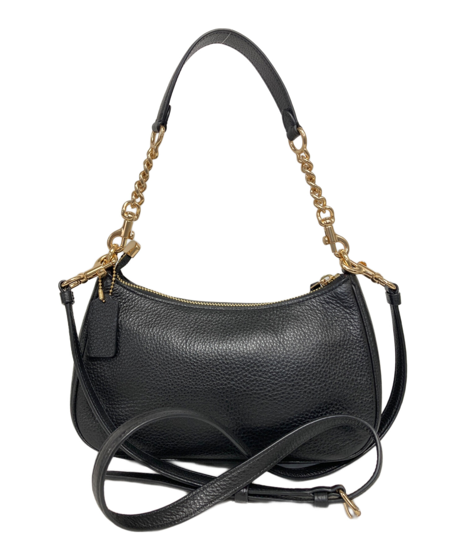 中古・古着通販】COACH (コーチ) テリ ショルダー バッグ ブラック