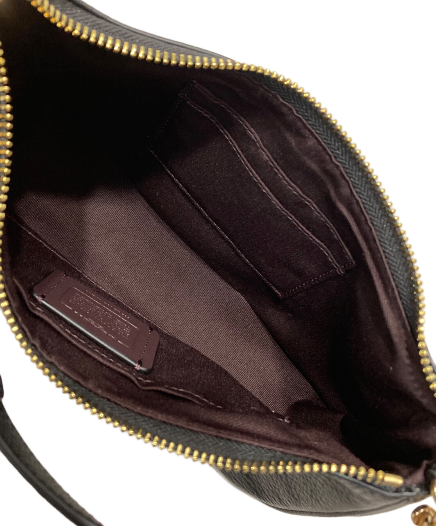 中古・古着通販】COACH (コーチ) テリ ショルダー バッグ ブラック