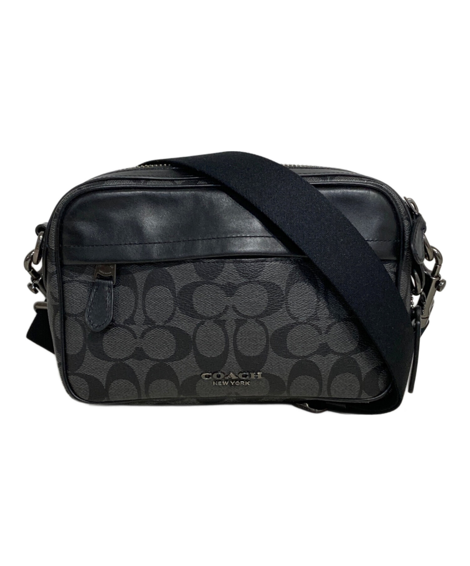 中古・古着通販】COACH (コーチ) ショルダーバッグ ブラック｜ブランド
