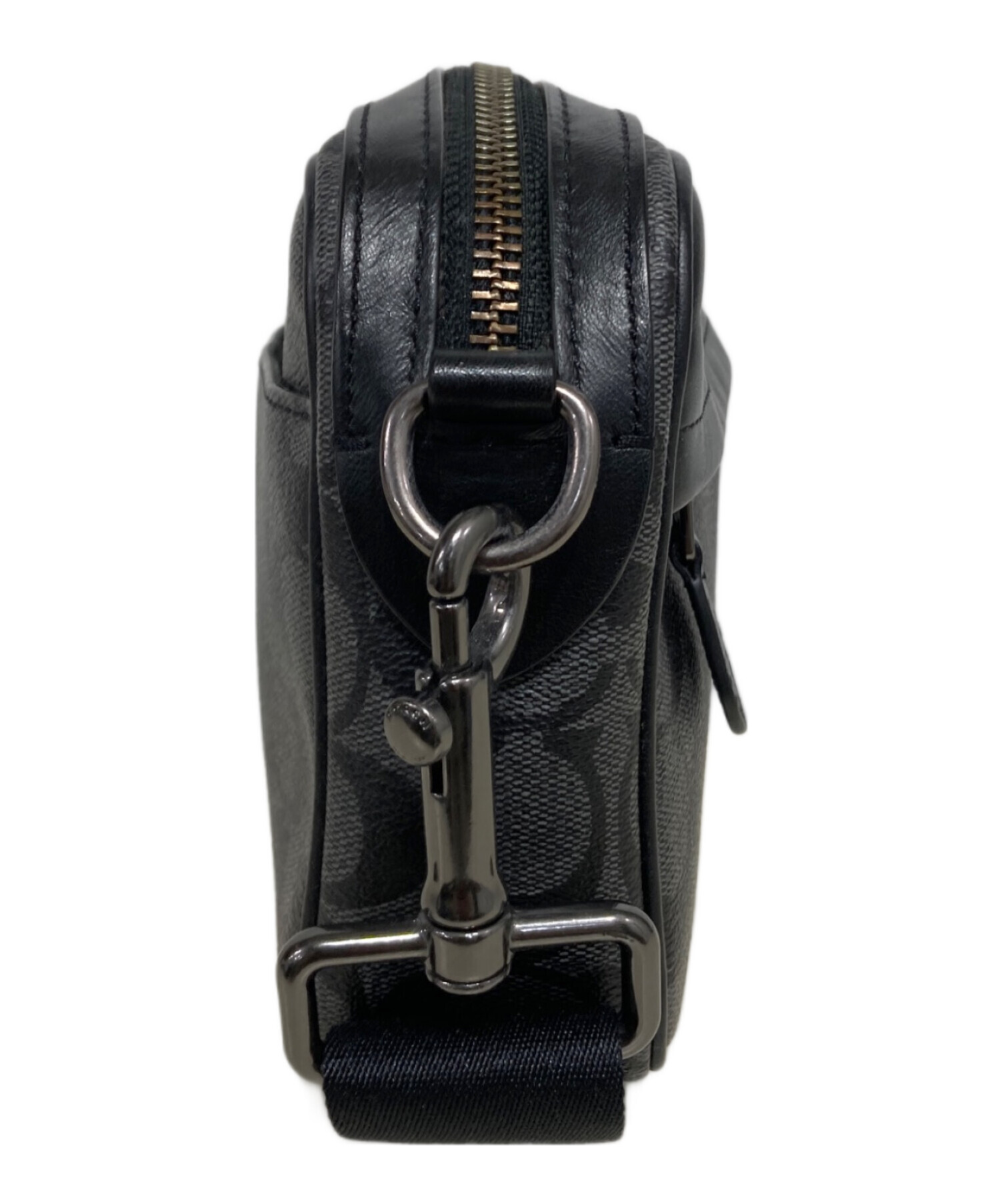 コーチショルダーバック中古 中古・古着通販】COACH (コーチ) ショルダーバッグ ブラック｜ブランド