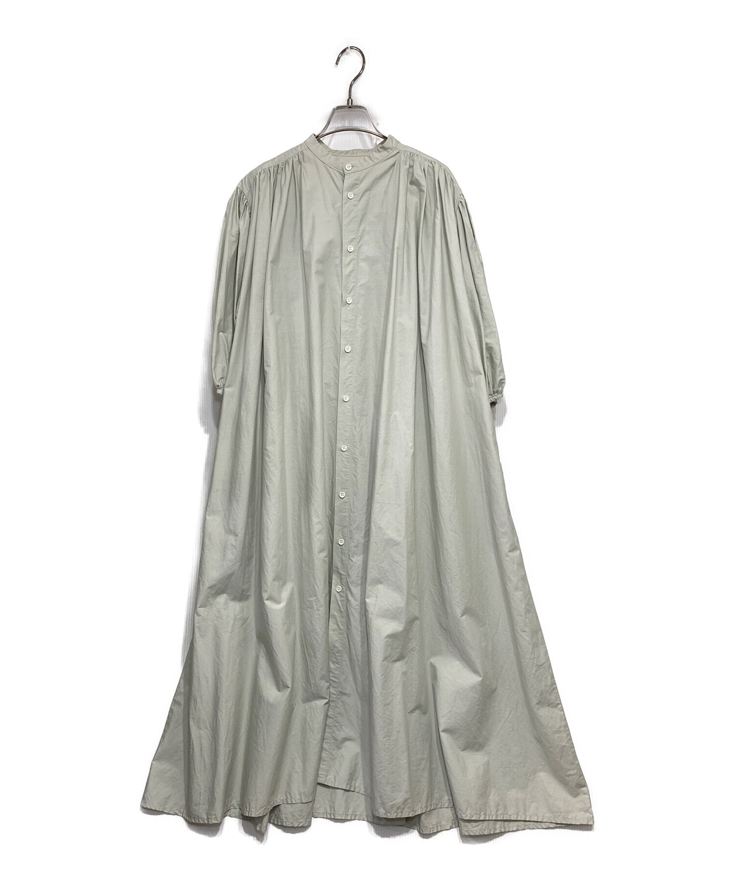 中古・古着通販 ROBE de PEAU ローブデポー パフスリーブワンピース グリーン サイズ Free ブランド・古着通販 トレファク公式 TREFAC FASHION スマホサイト