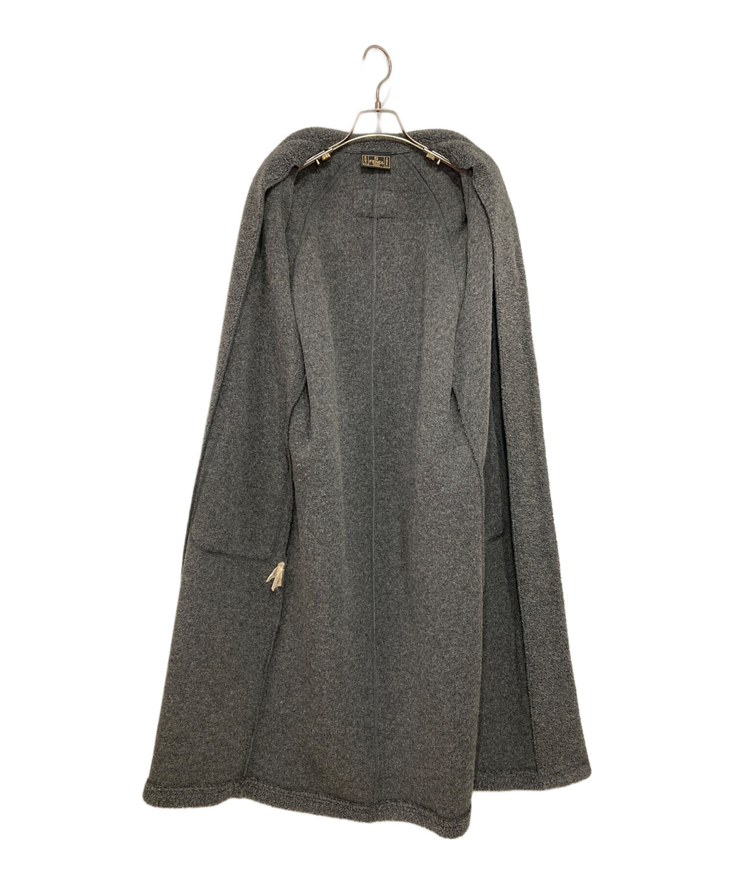 中古・古着通販】FENDI (フェンディ) 90'sテディコート グレー サイズ