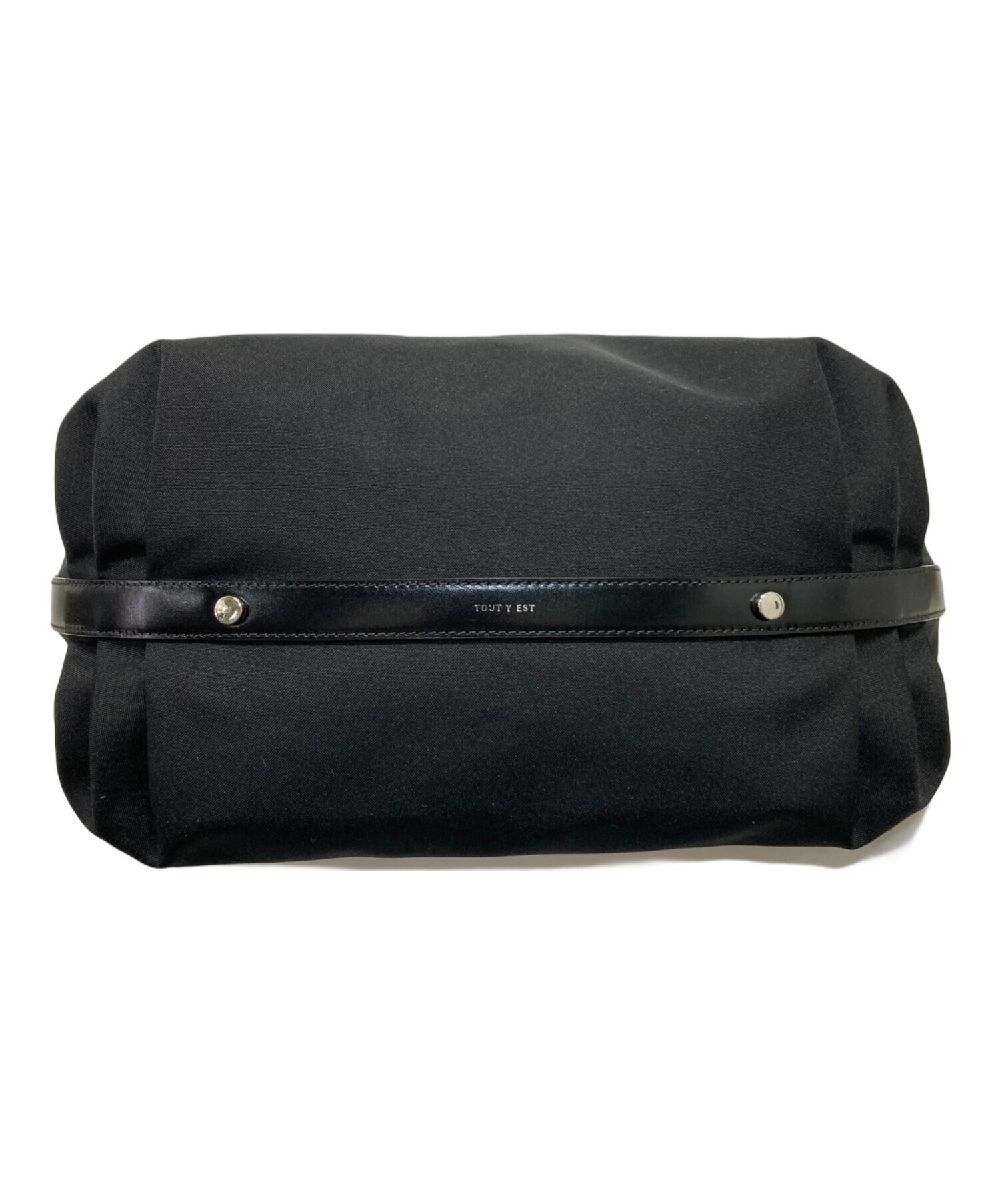 中古・古着通販】TOUT Y EST (トゥティエ) SAC CANOT TOILE ブラック 