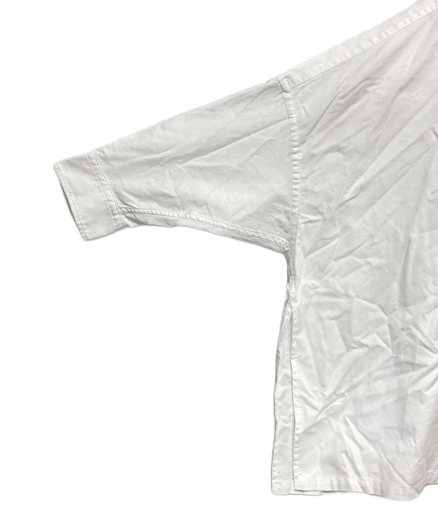 中古・古着通販】Plage (プラージュ) Light OX Poncho シャツ ホワイト