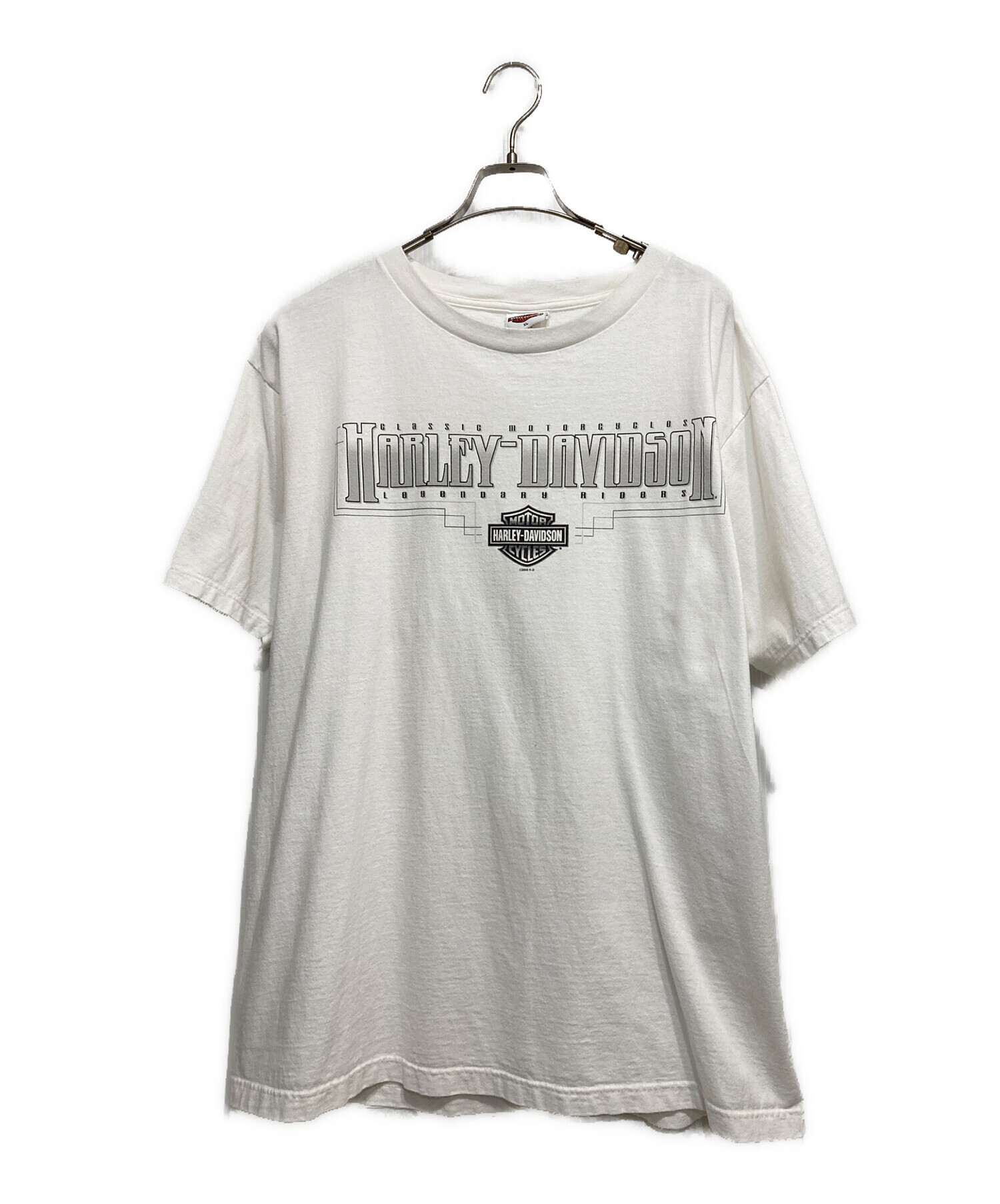 【未使用品】HARi L/S tee ホワイト 中古・古着通販】HARLEY-DAVIDSON (ハーレーダビッドソン) プリントT