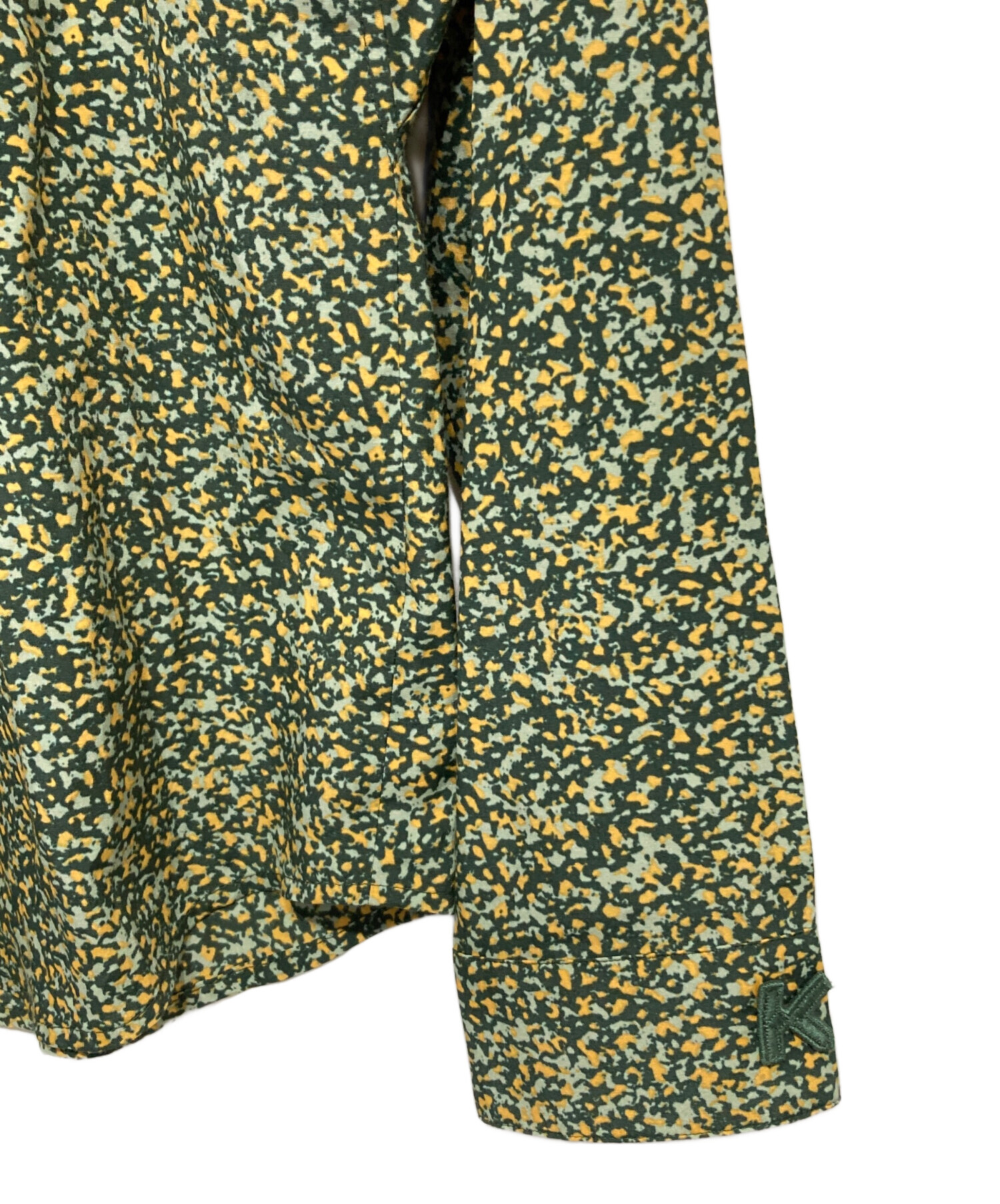 中古・古着通販】KENZO (ケンゾー) 総柄ブラウス グリーン サイズ:36