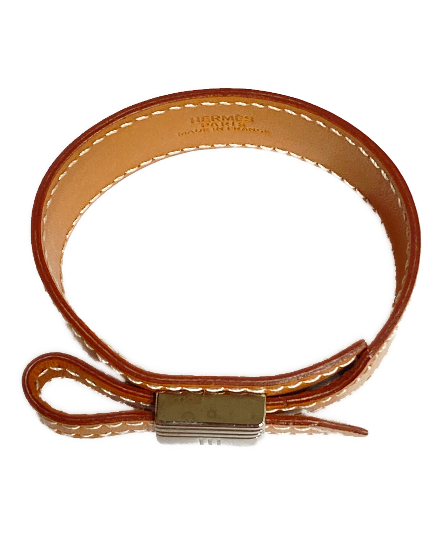中古・古着通販】HERMES (エルメス) アルテミス ブレスレット ブラウン 中古・古着通販】HERMES (エルメス) アルテミス ブレスレット ブラウン