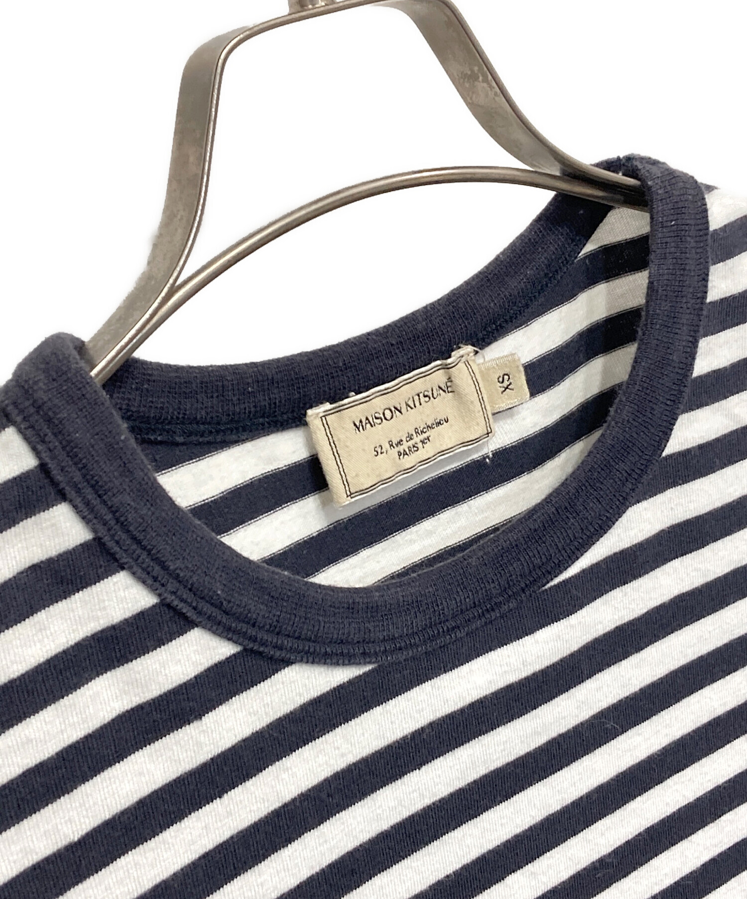 中古・古着通販】MAISON KITSUNE (メゾンキツネ) 長袖Tシャツ ホワイト
