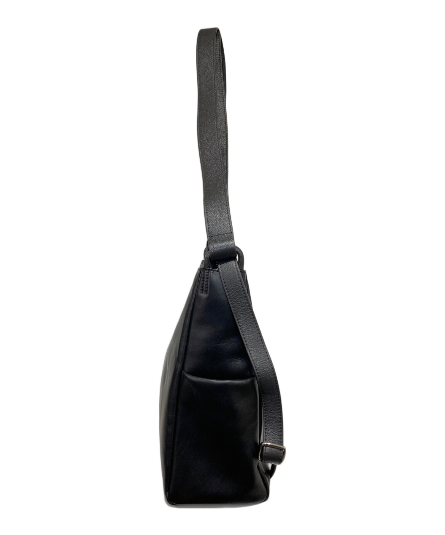 MOTHERHOUSE マザーハウス 【ヨゾラ】 レザー ワンショルダー バッグ Sz.F　レディース 黒 yozora -shin- 深化した、新しい