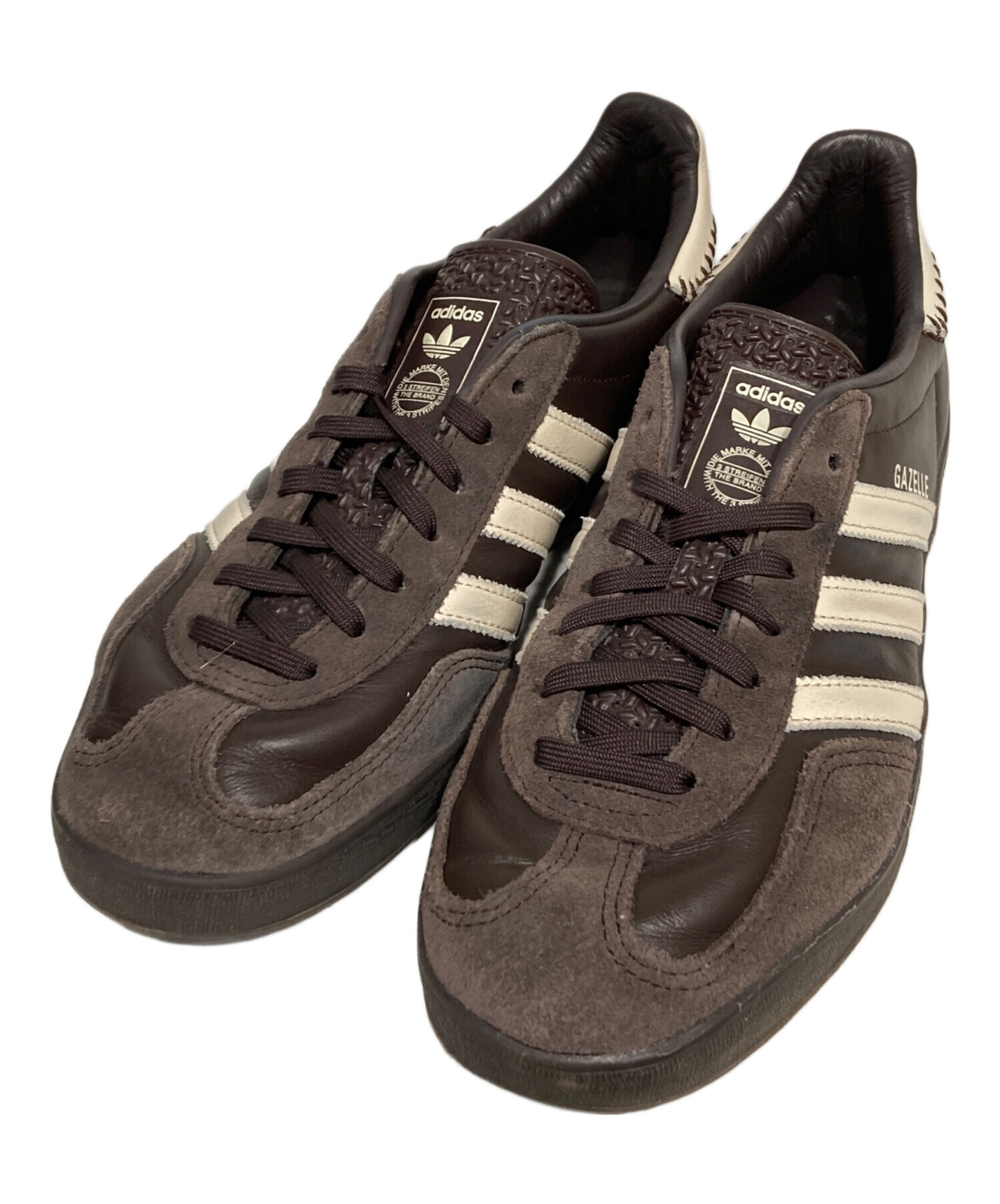 中古・古着通販】adidas (アディダス) GAZELLE INDOOR ブラウン サイズ 