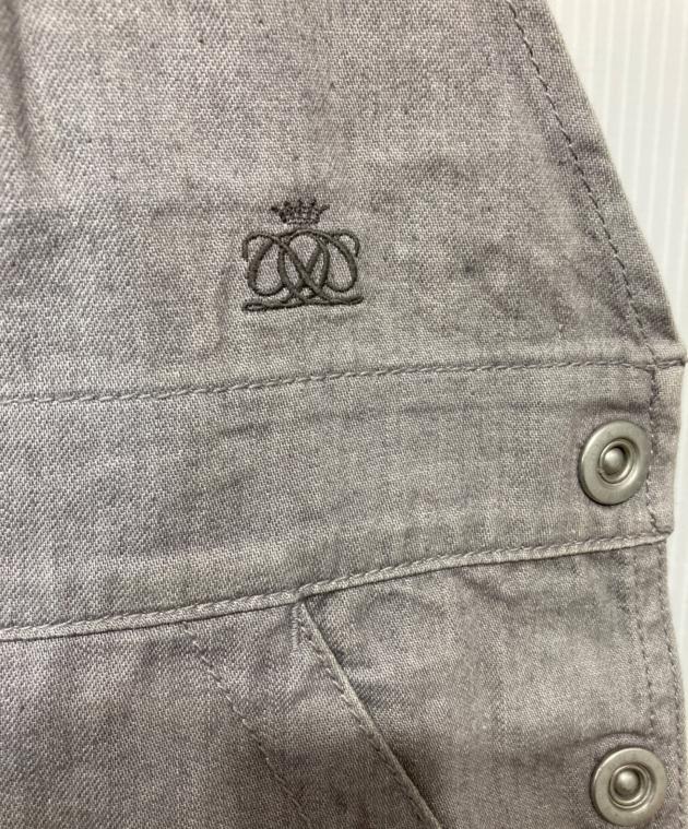 中古・古着通販】DRAWER (ドゥロワー) グレーデニムオーバーオール