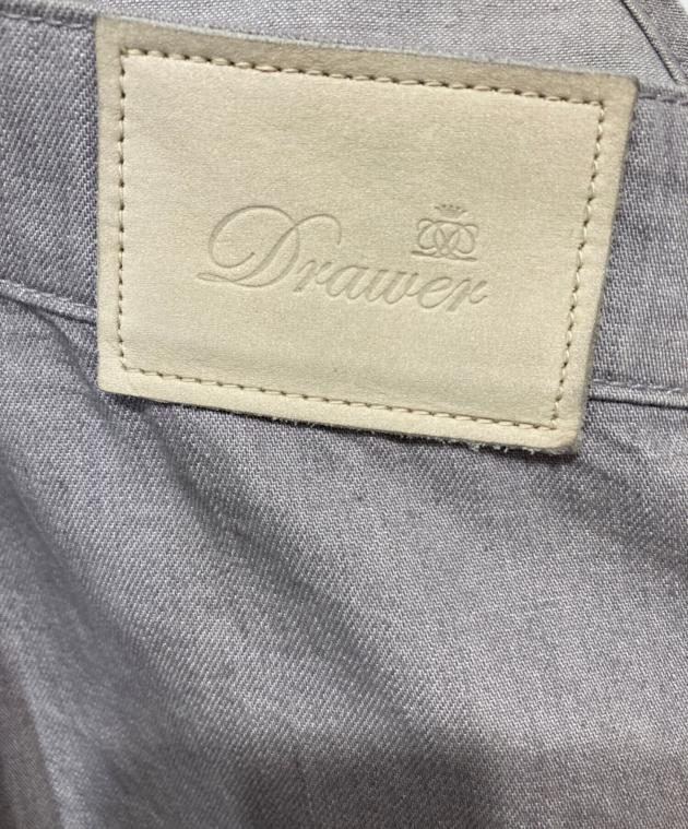 中古・古着通販】DRAWER (ドゥロワー) グレーデニムオーバーオール