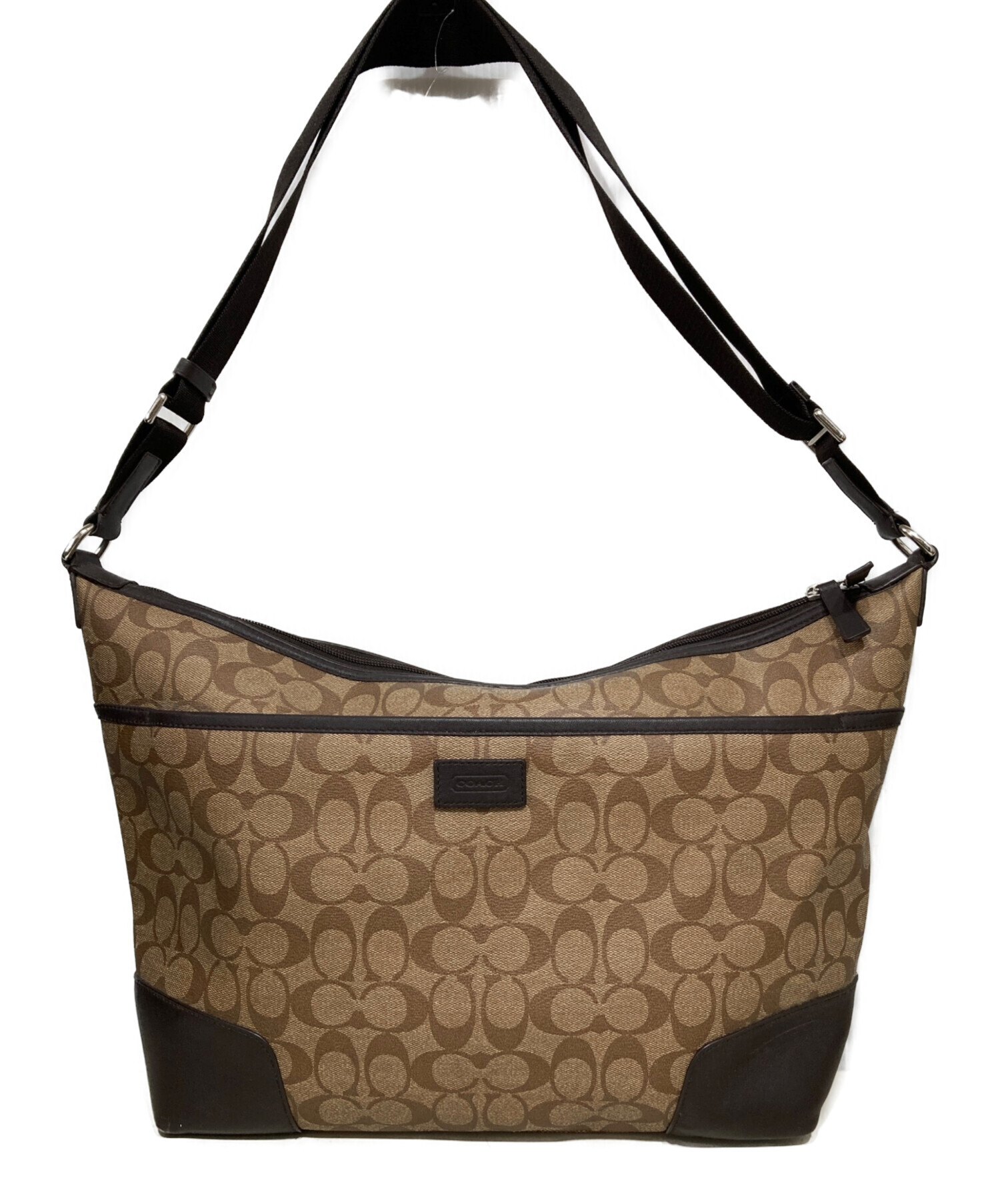 中古・古着通販】COACH (コーチ) ショルダーバッグ ブラウン｜ブランド