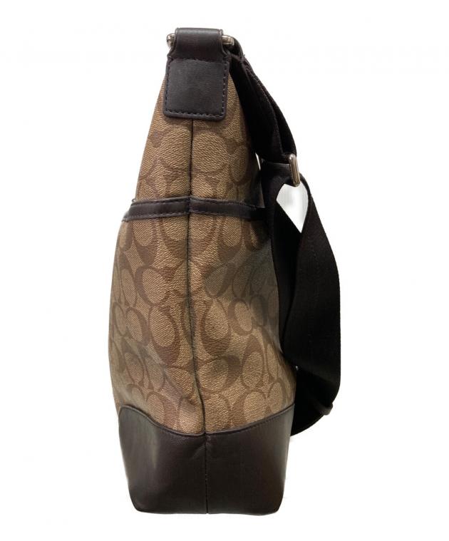 中古・古着通販】COACH (コーチ) ショルダーバッグ ブラウン｜ブランド