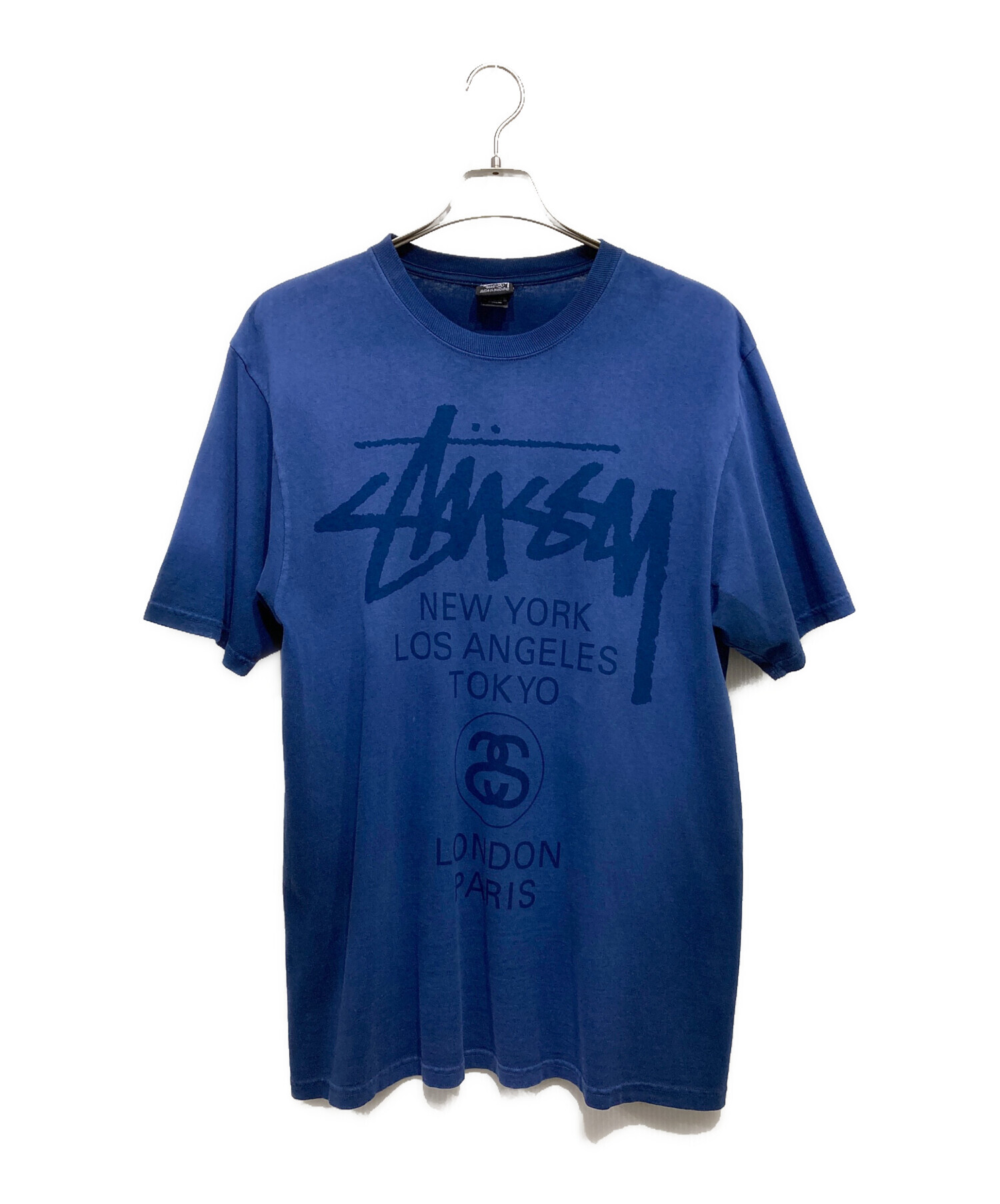 中古・古着通販】stussy (ステューシー) WORLD TOUR TEE ネイビー
