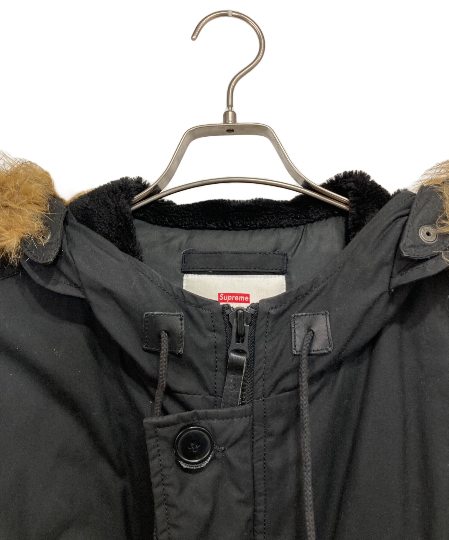 中古・古着通販】SUPREME (シュプリーム) N-3B PARKA ブラック サイズ