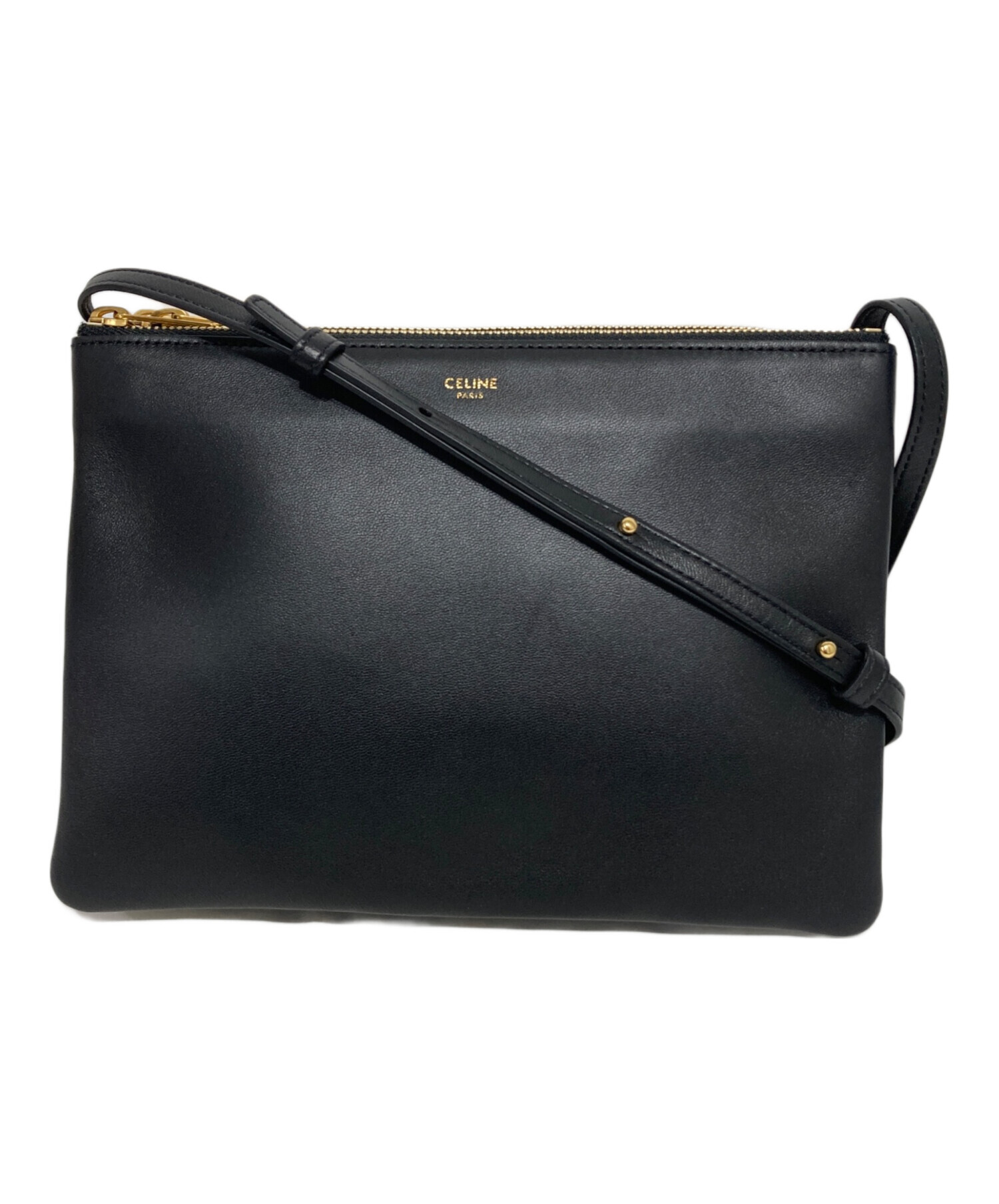 中古・古着通販】CELINE (セリーヌ) トリオラージレザーショルダー
