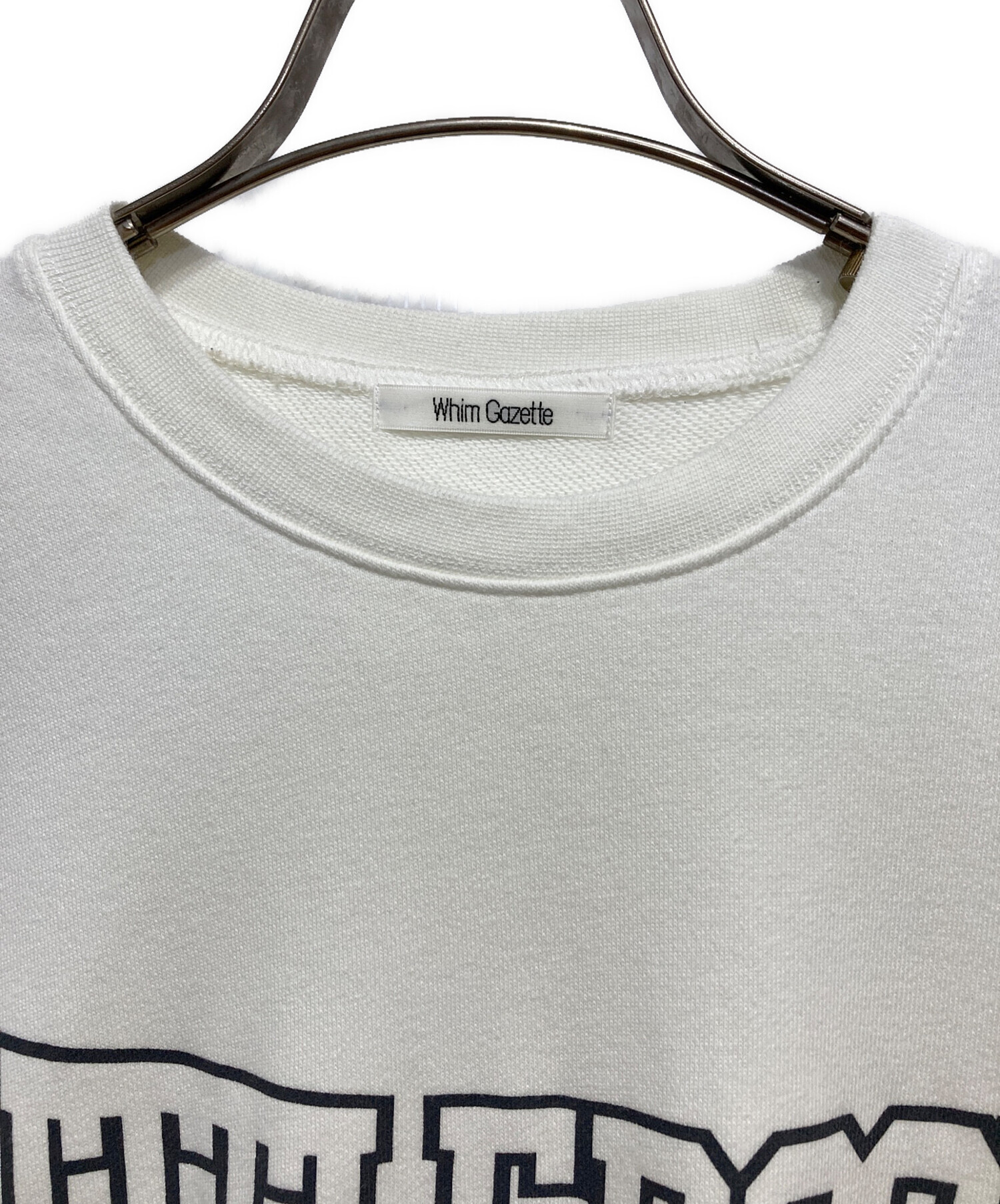 中古・古着通販】Whim Gazette (ウィムガゼット) レタードスウェット 