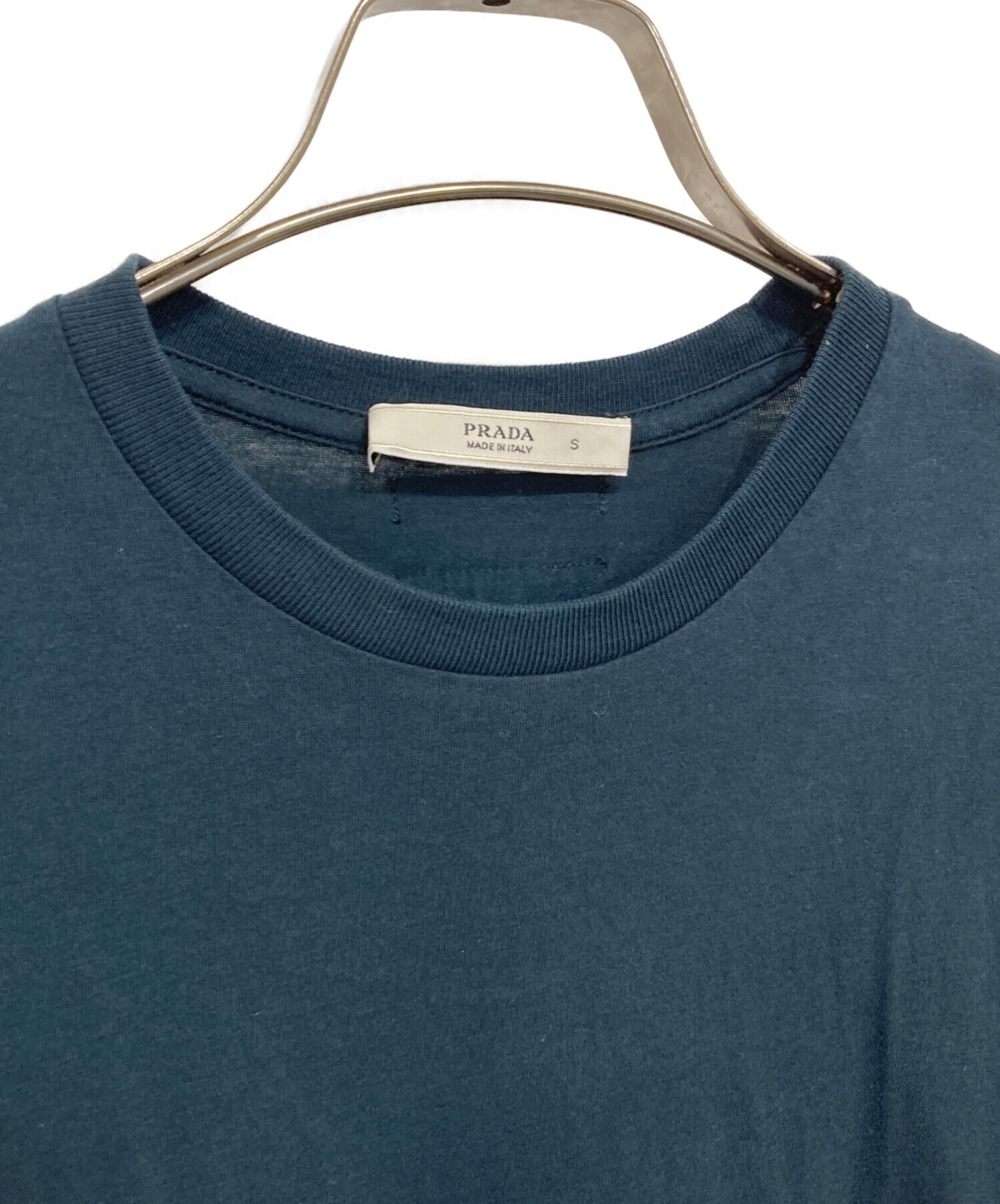中古・古着通販】PRADA (プラダ) Tシャツ ネイビー サイズ:S 