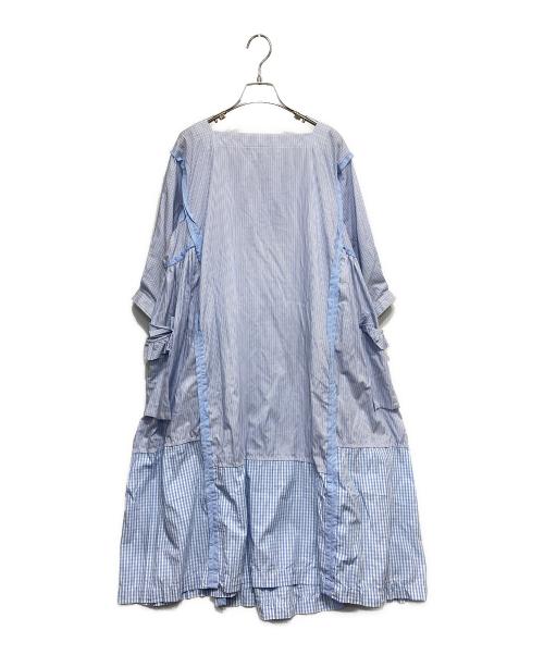 タオコムデギャルソン チュールワンピース 半袖 バックリボン ブルー 25SS 中古・古着通販】TAO COMME des GARCONS (タオ コムデギャルソン) 22SS