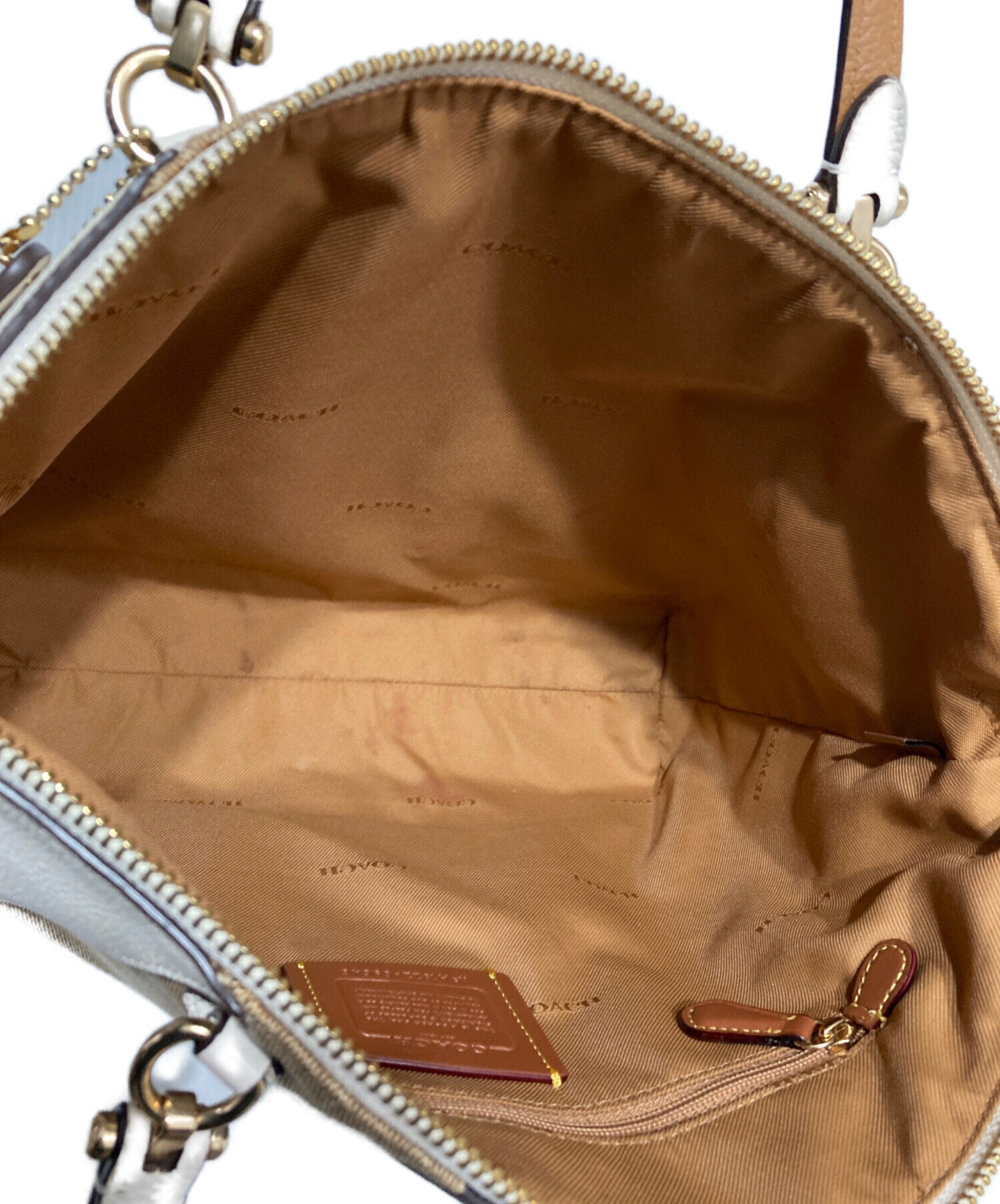 中古・古着通販】COACH (コーチ) ホース&キャリッジ ストライプ 2way 