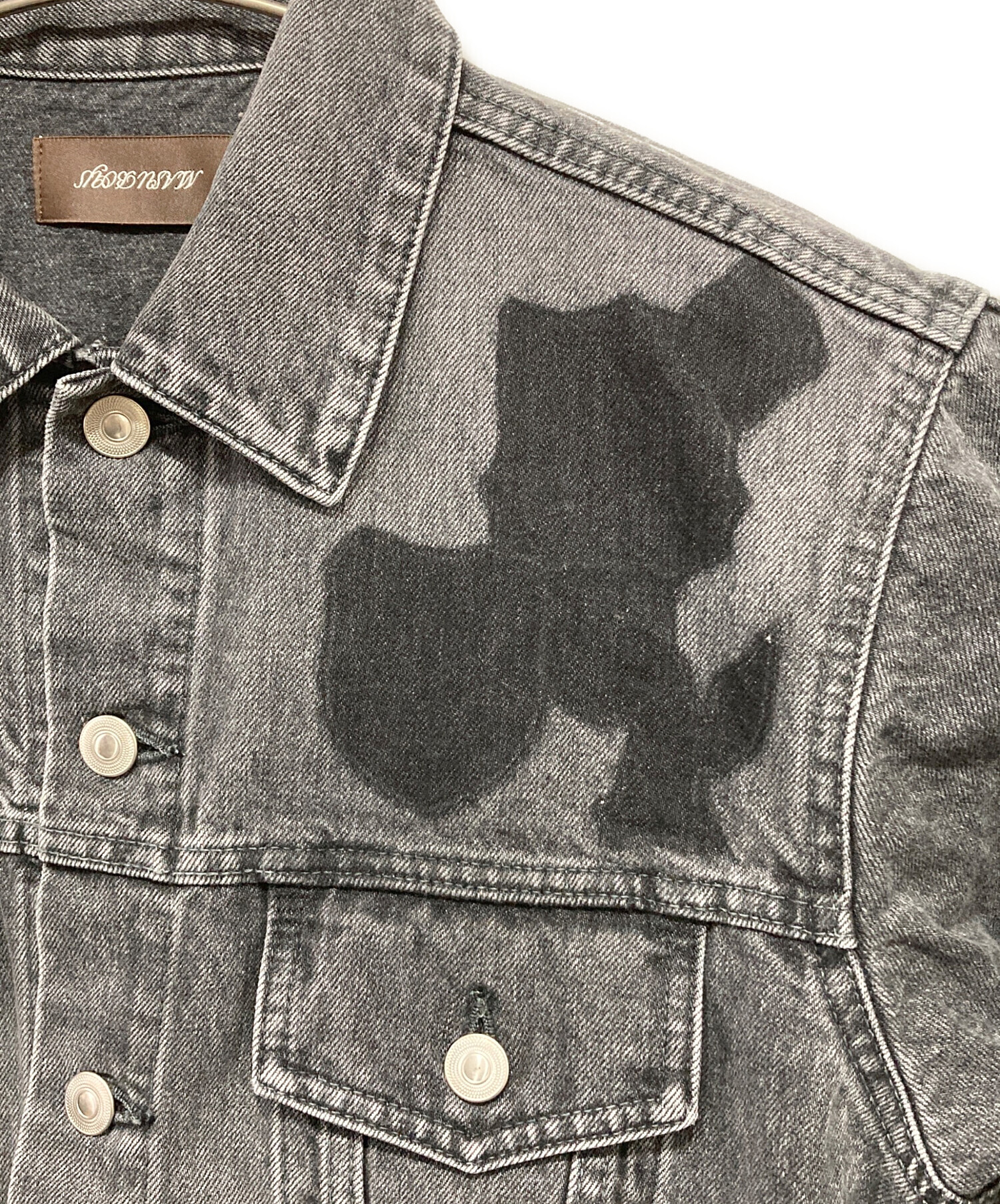 中古・古着通販】masu (エムエーエスユー) EMBLEM DENIM JACKET