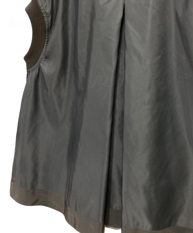 中古・古着通販】sacai (サカイ) MA-1 ツイル ジップ ベスト グレー
